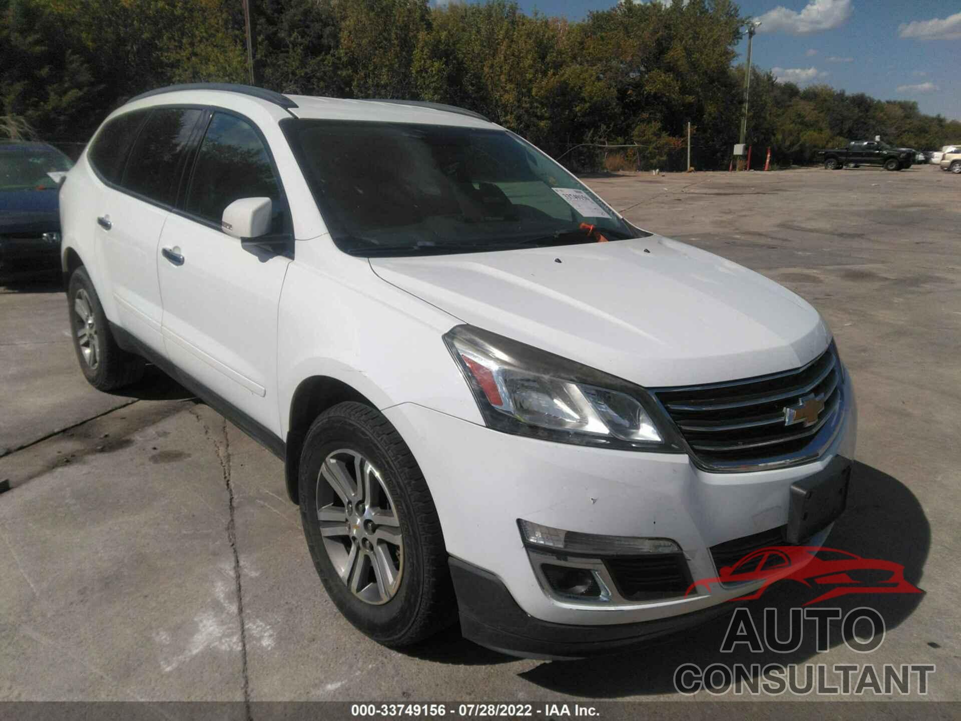 CHEVROLET TRAVERSE 2016 - 1GNKRHKD9GJ113132