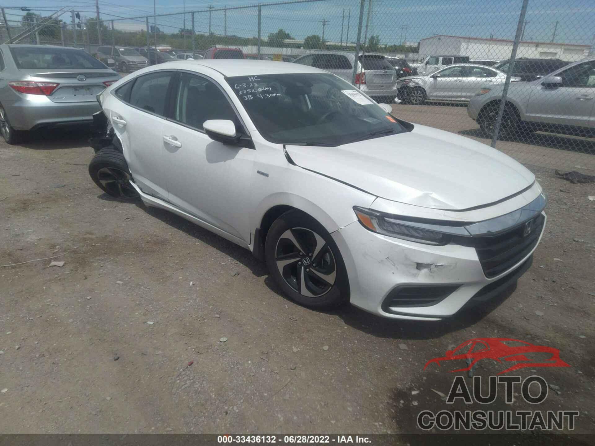 HONDA INSIGHT 2022 - 19XZE4F5XNE001416