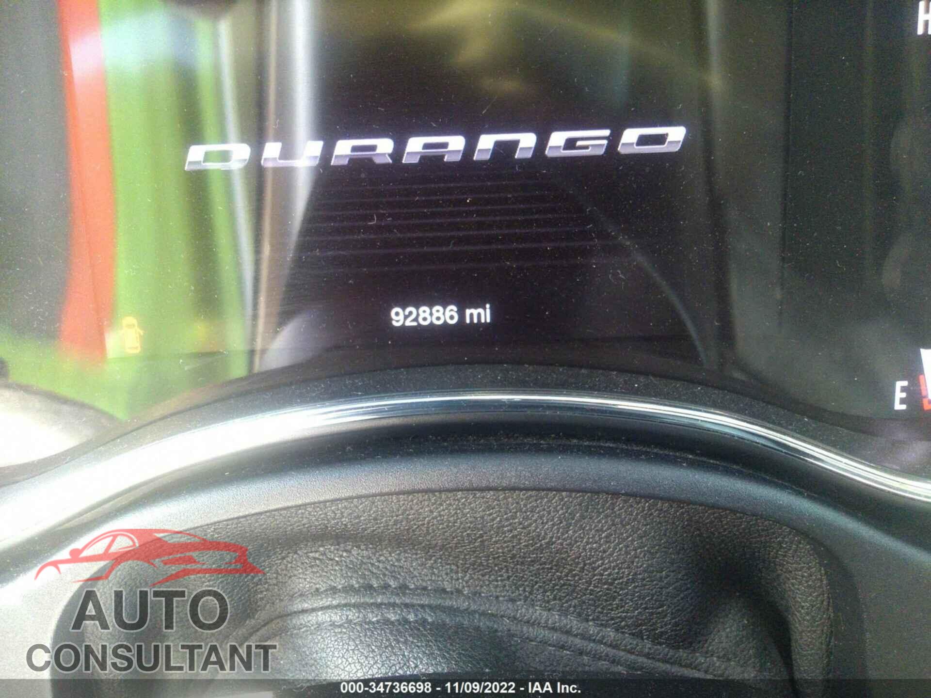 DODGE DURANGO 2017 - 1C4RDHDG6HC944493