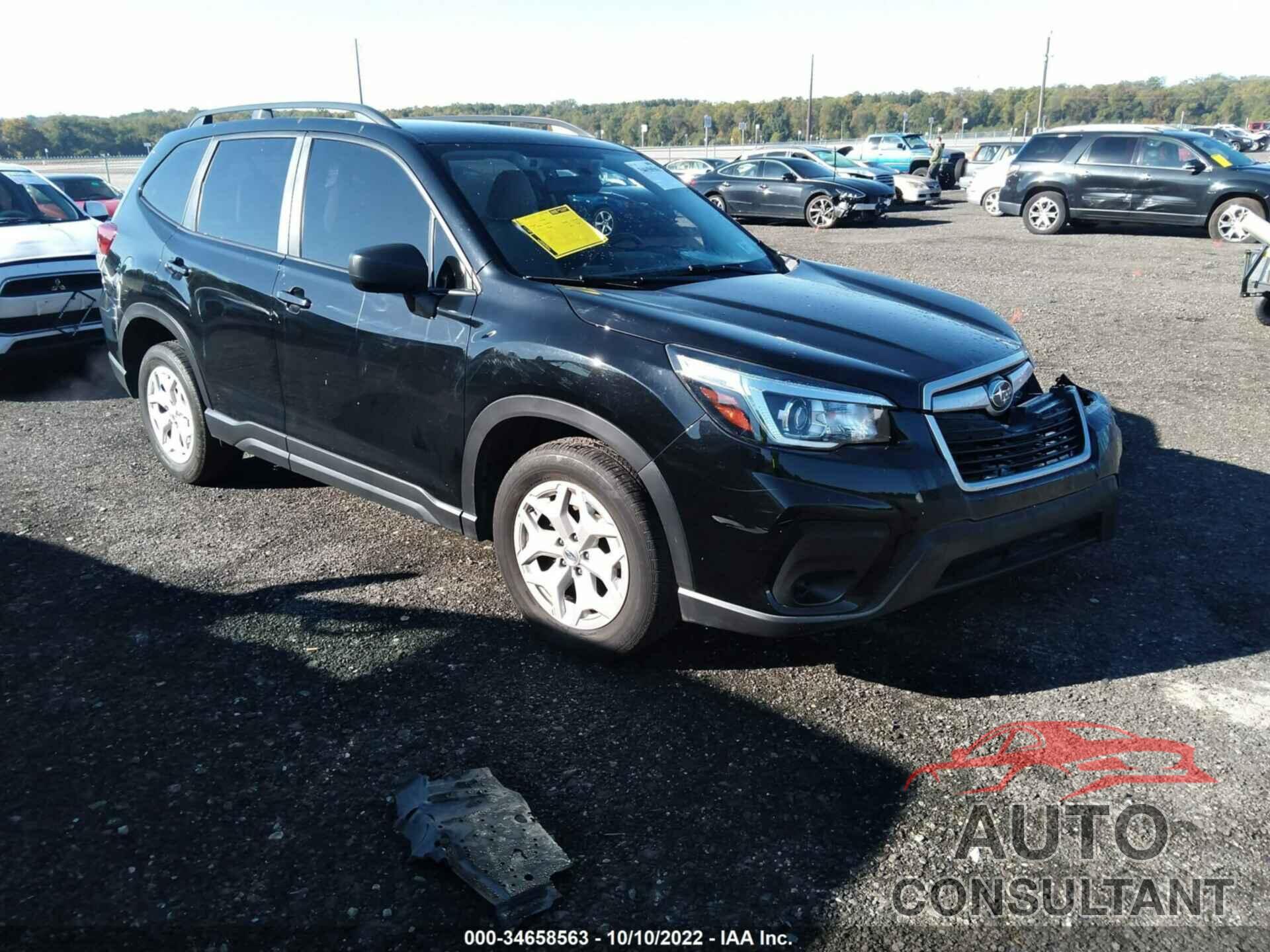 SUBARU FORESTER 2019 - JF2SKACC8KH464027