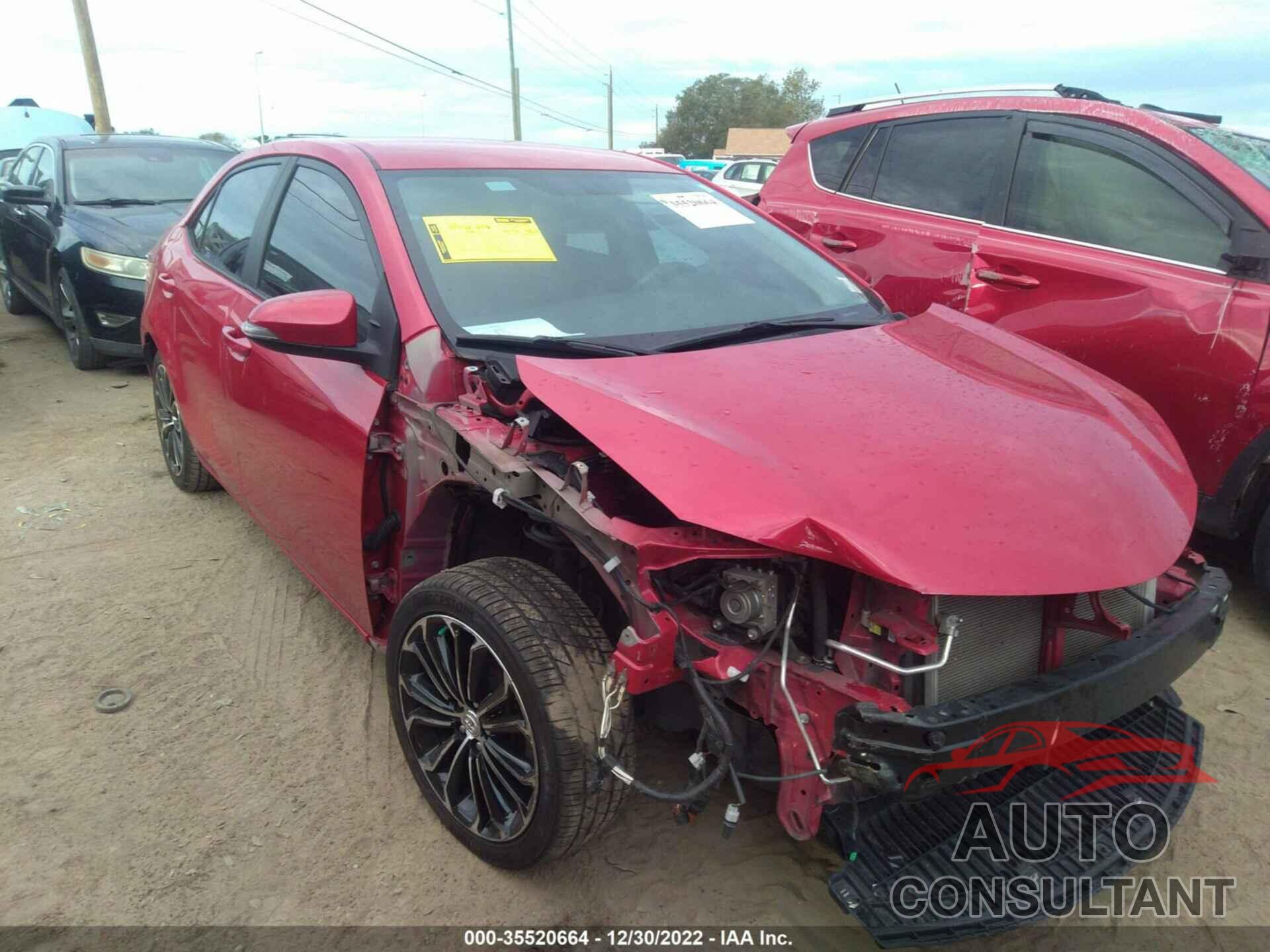 TOYOTA COROLLA 2016 - 2T1BURHE0GC680130