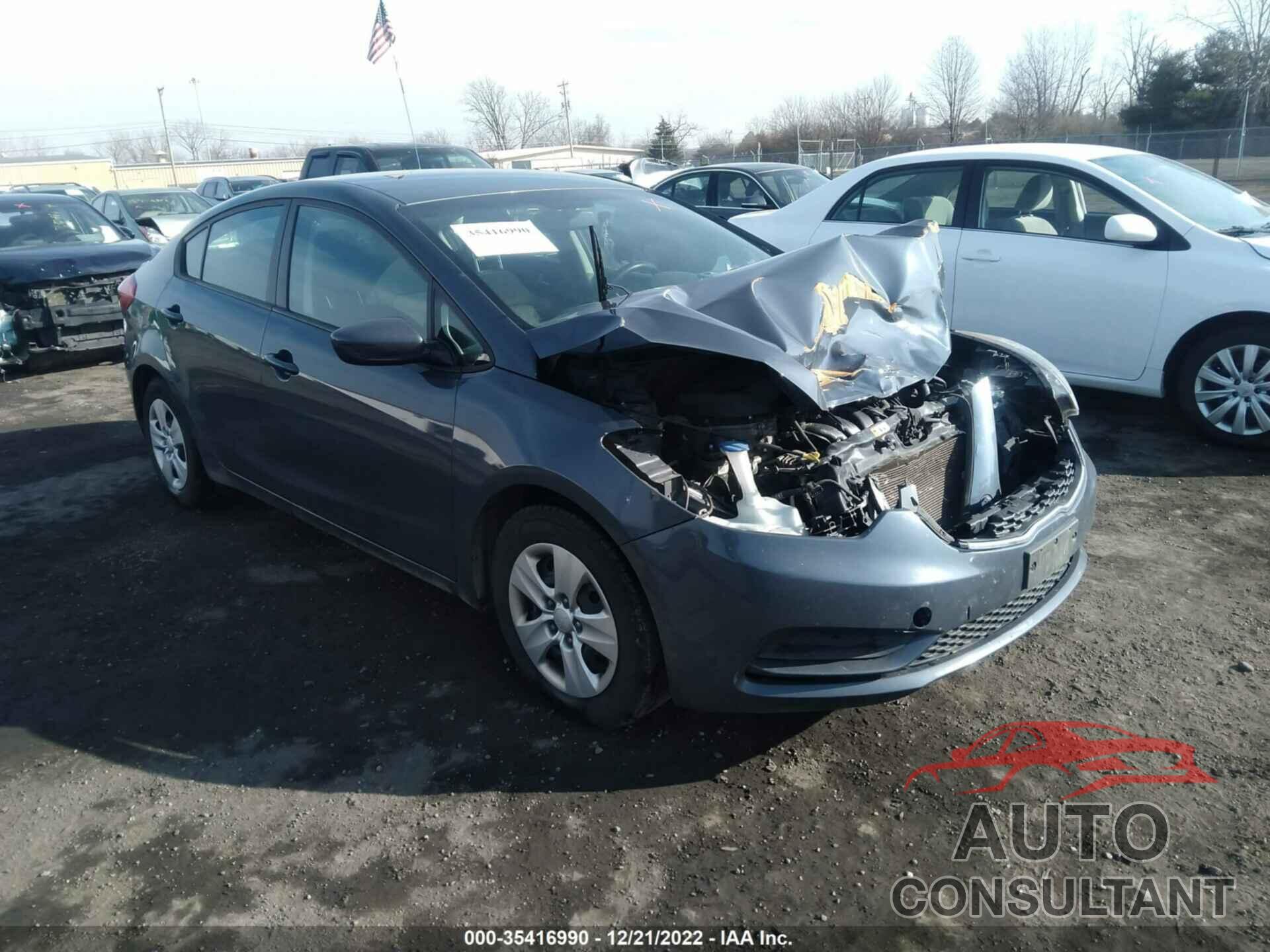 KIA FORTE 2016 - KNAFK4A62G5567156