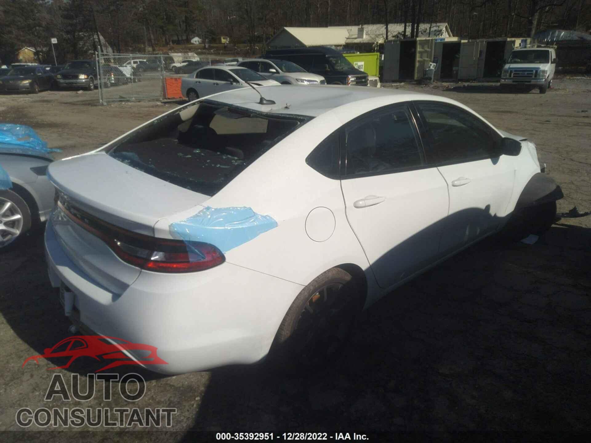 DODGE DART 2016 - 1C3CDFAAXGD516532