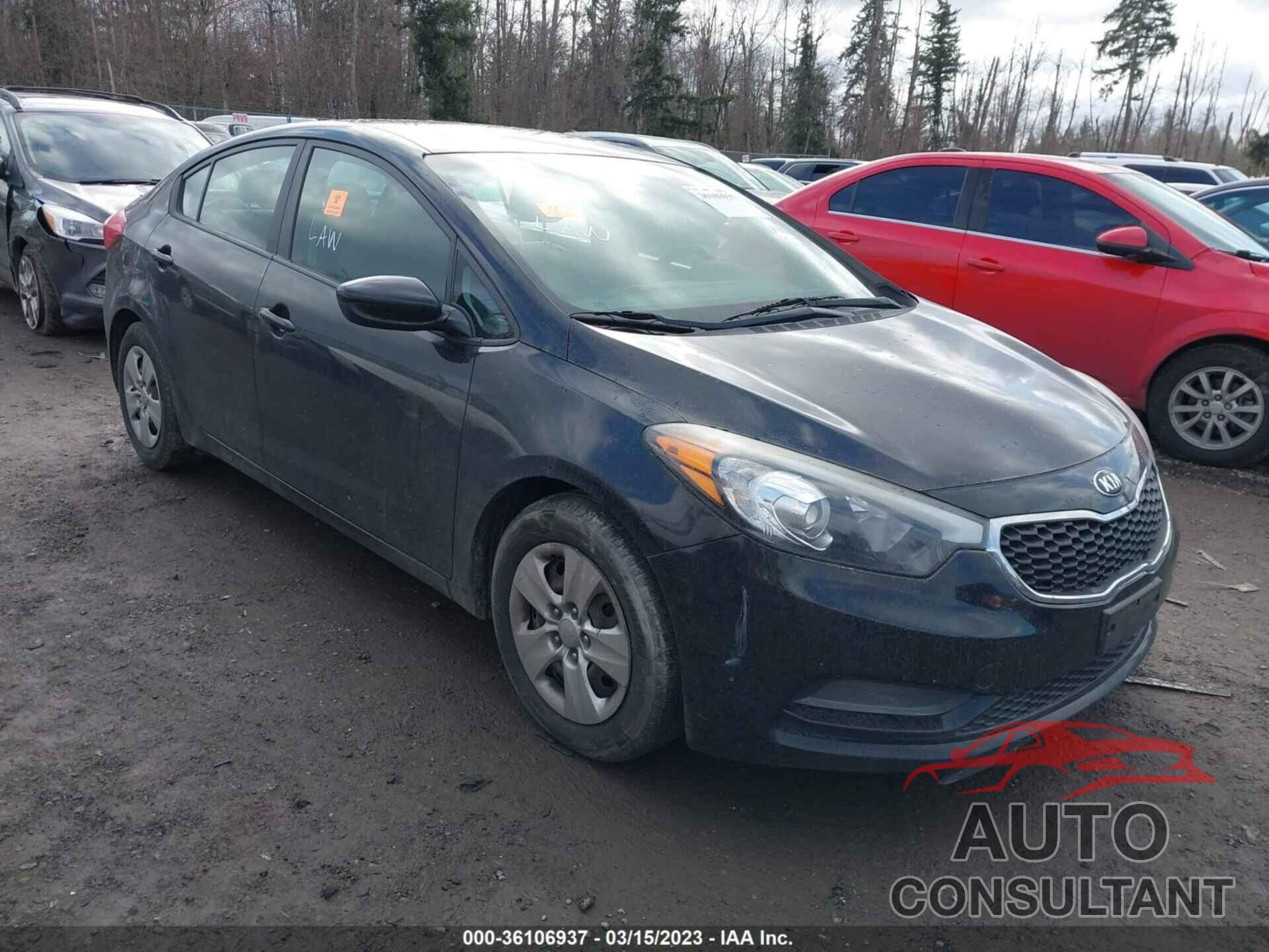 KIA FORTE 2015 - KNAFK4A69F5410237