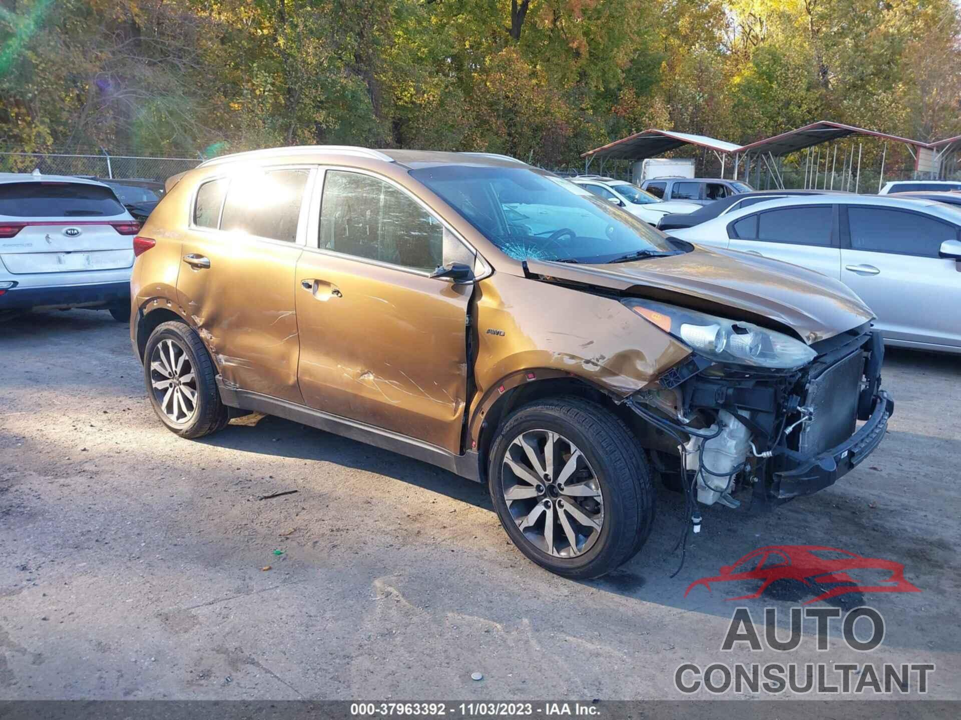 KIA SPORTAGE 2017 - KNDPNCAC9H7056600