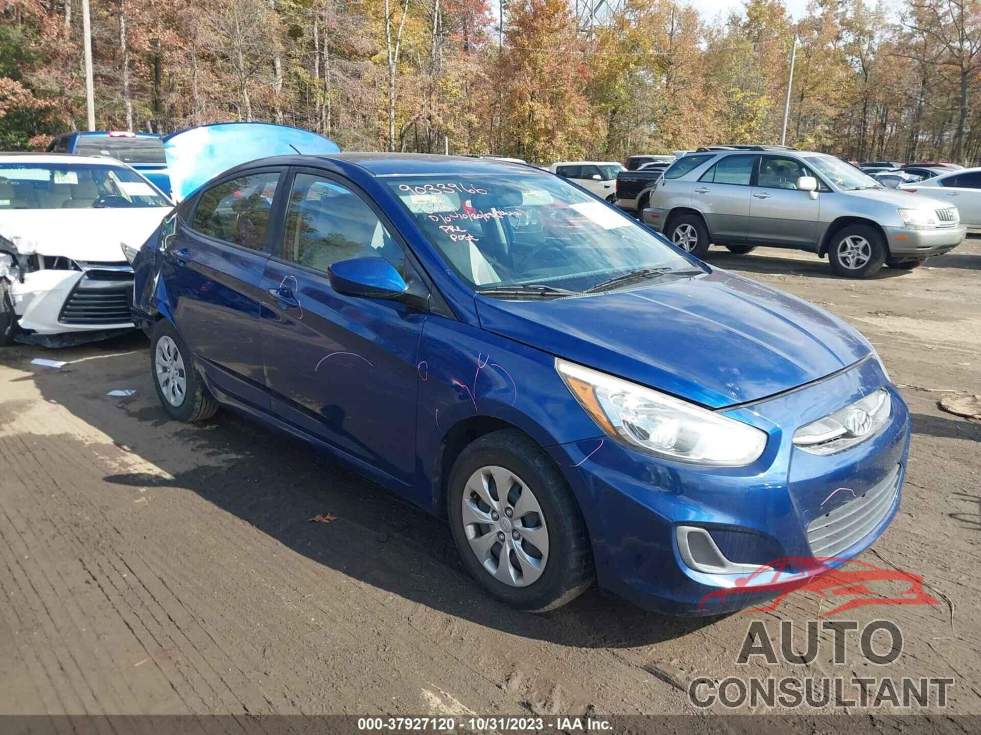 HYUNDAI ACCENT 2016 - KMHCT4AE0GU076659