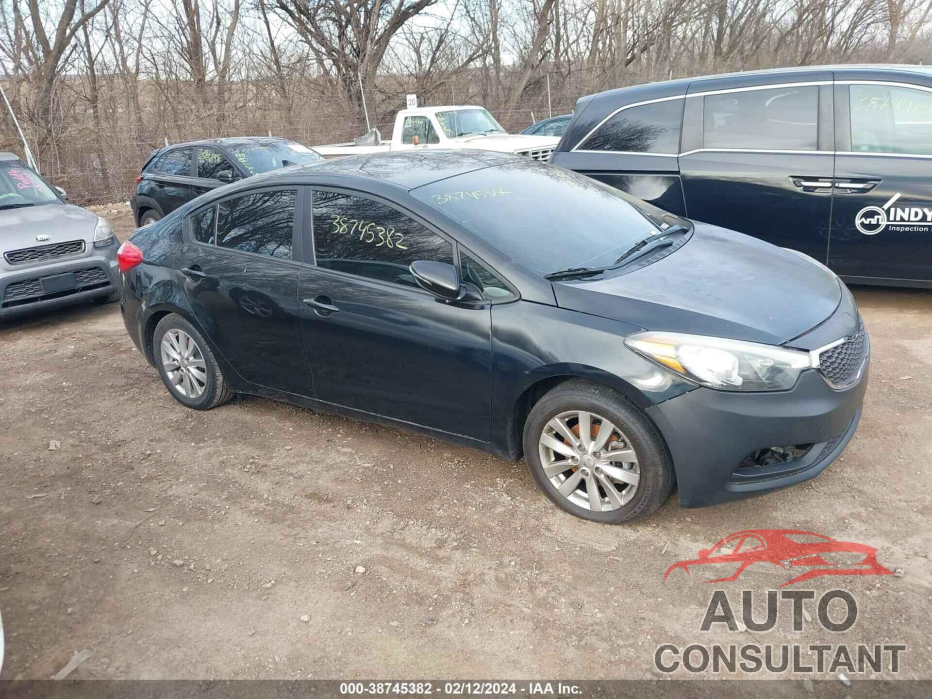 KIA FORTE 2016 - KNAFX4A63G5456567