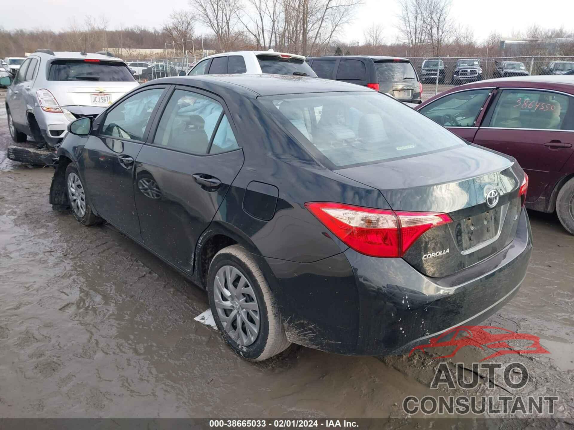 TOYOTA COROLLA 2019 - 2T1BURHE5KC208787