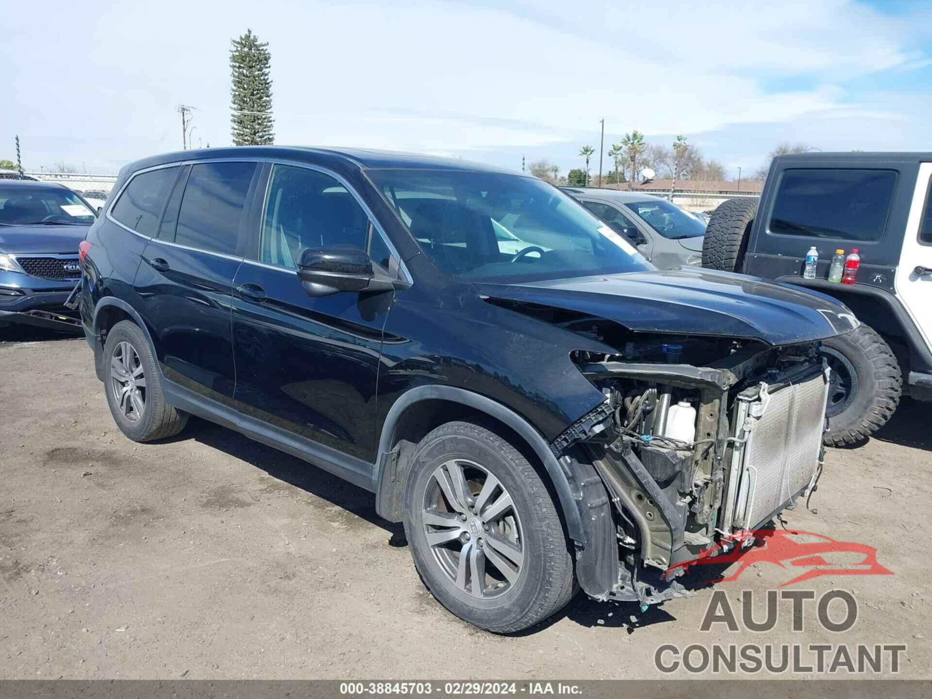 HONDA PILOT 2017 - 5FNYF5H51HB022603