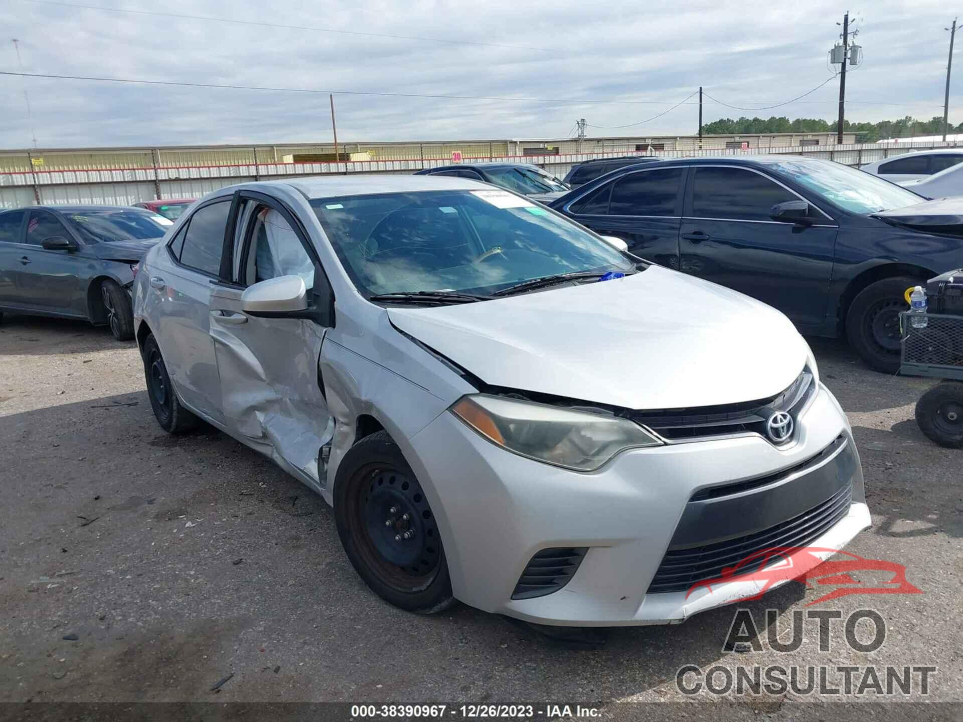 TOYOTA COROLLA 2016 - 2T1BURHE3GC563271