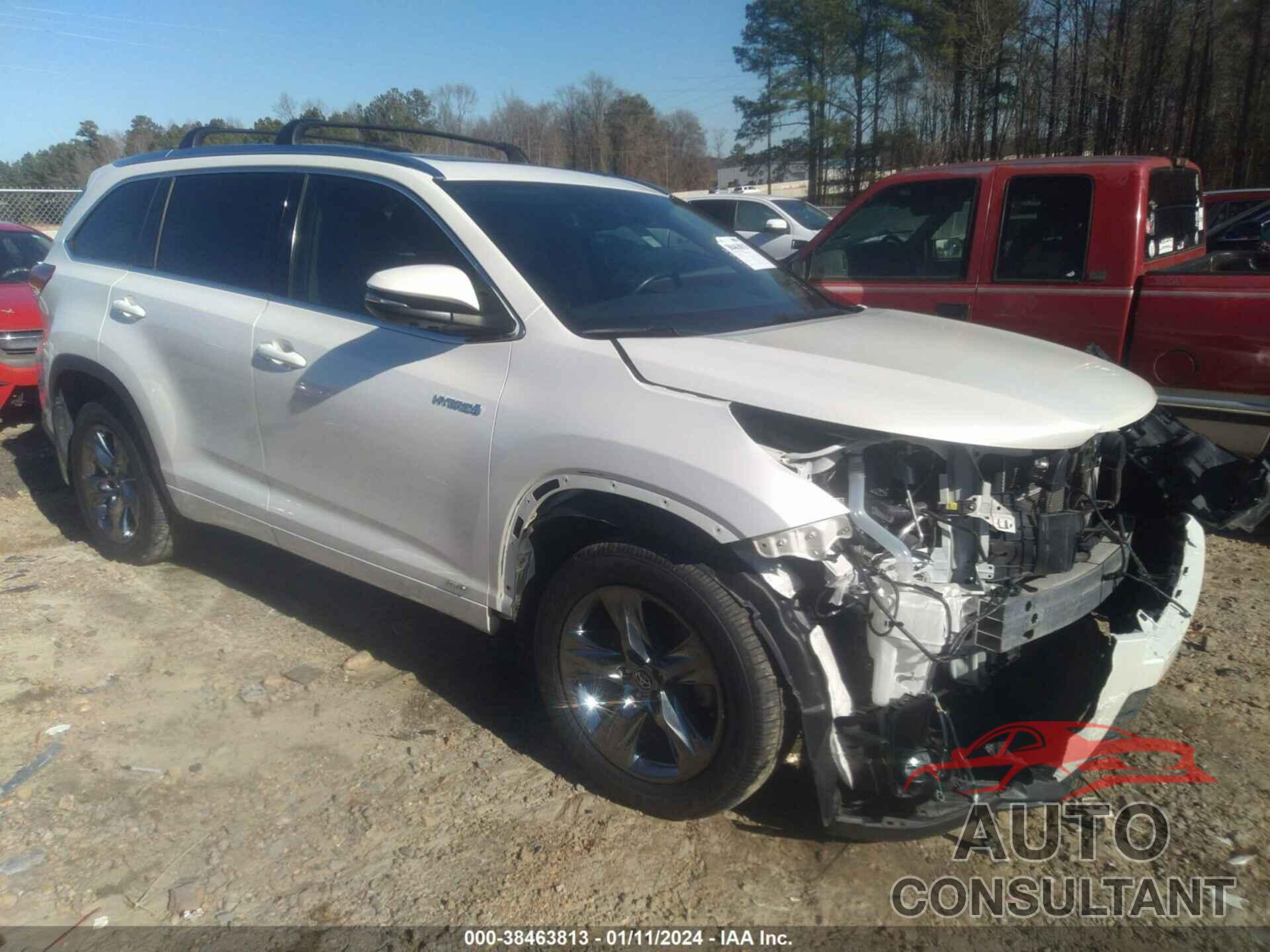 TOYOTA HIGHLANDER HYBRID 2019 - 5TDDGRFH2KS062918