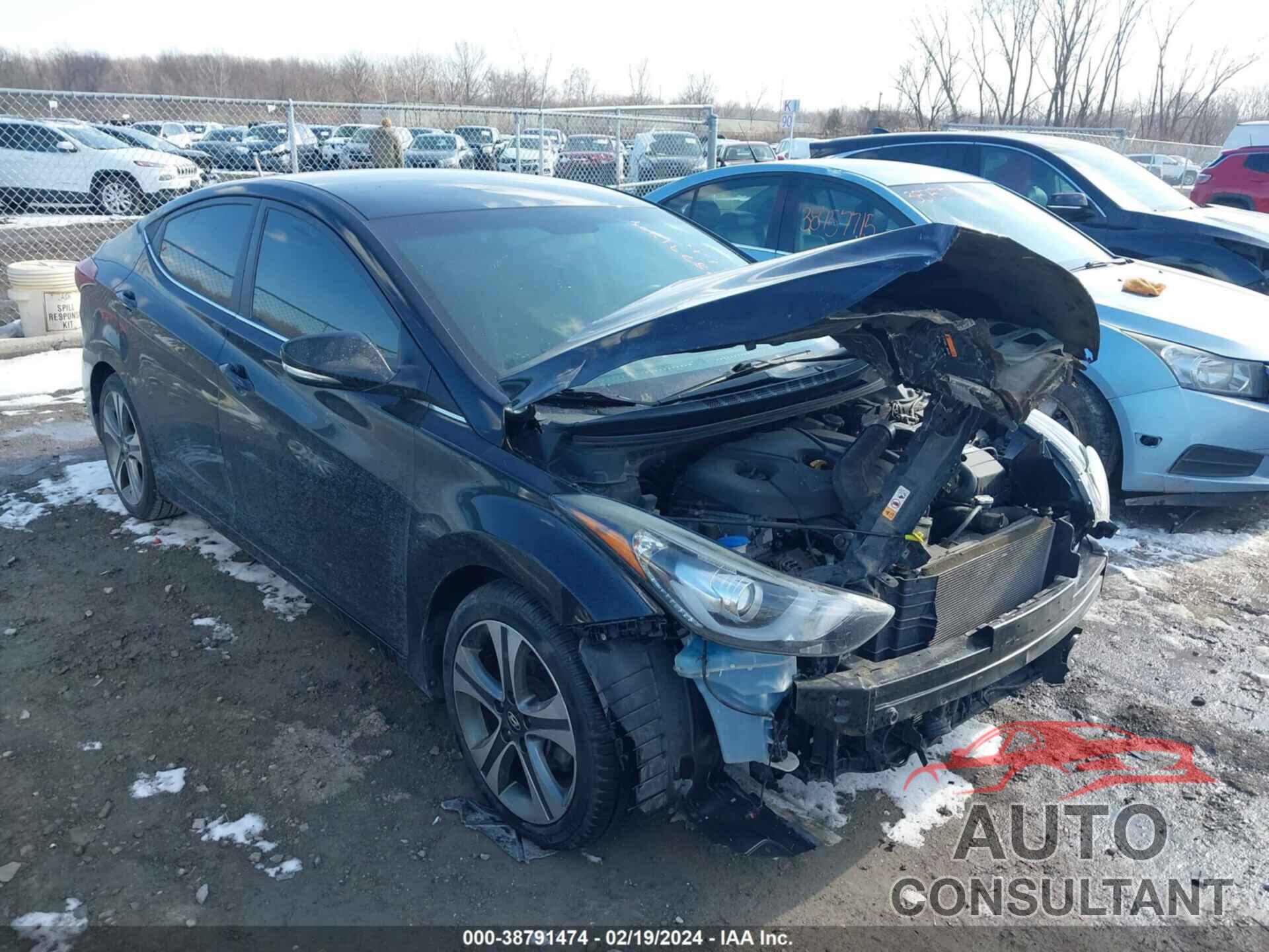 HYUNDAI ELANTRA 2016 - KMHDH4AH6GU521258