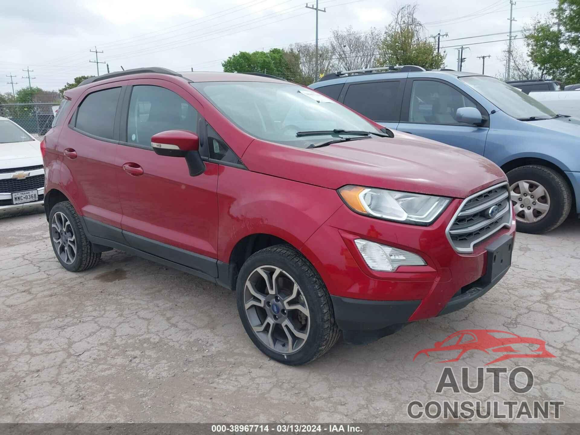 FORD ECOSPORT 2018 - MAJ6P1UL0JC209860