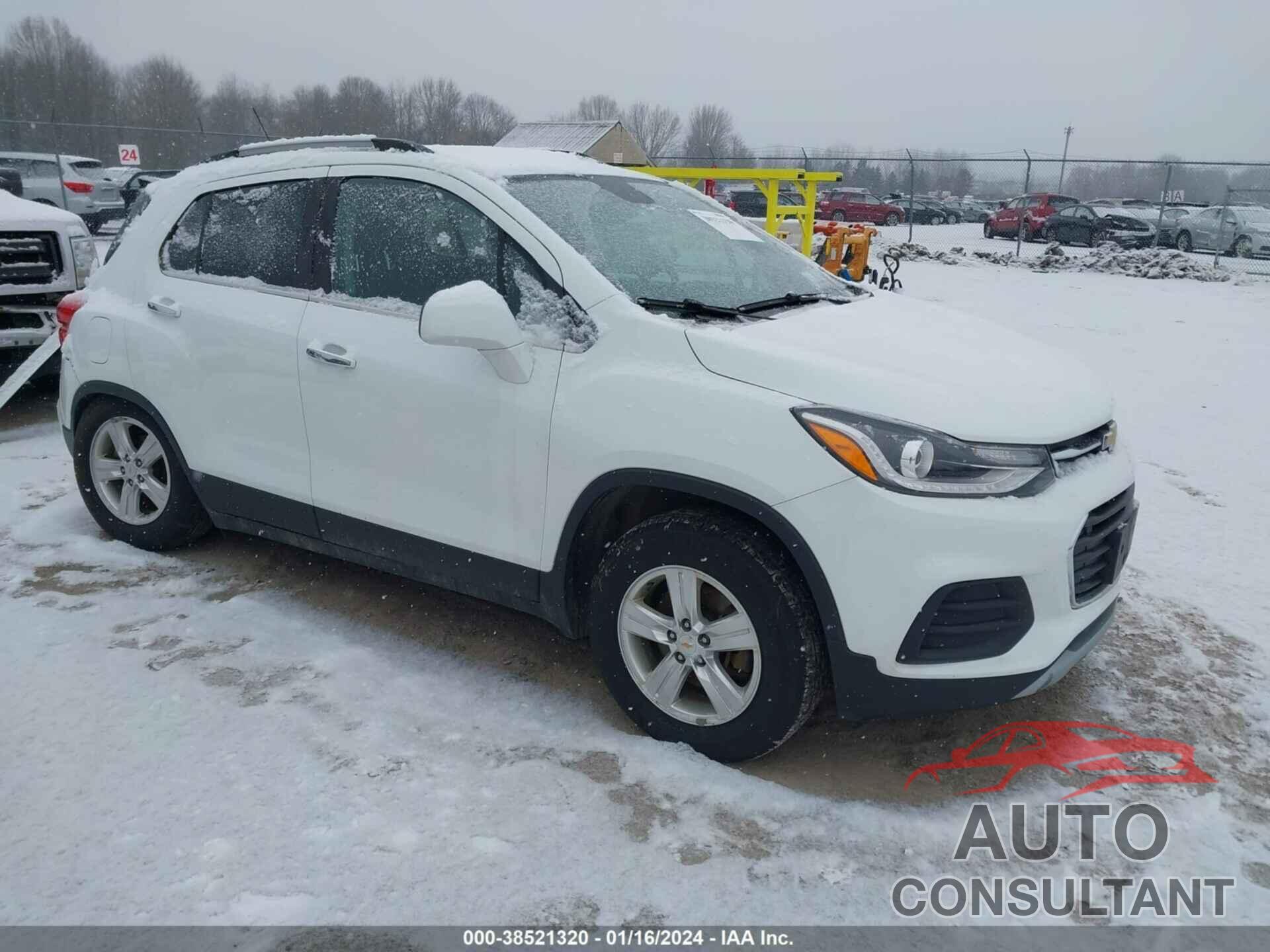 CHEVROLET TRAX 2019 - KL7CJPSB8KB832966