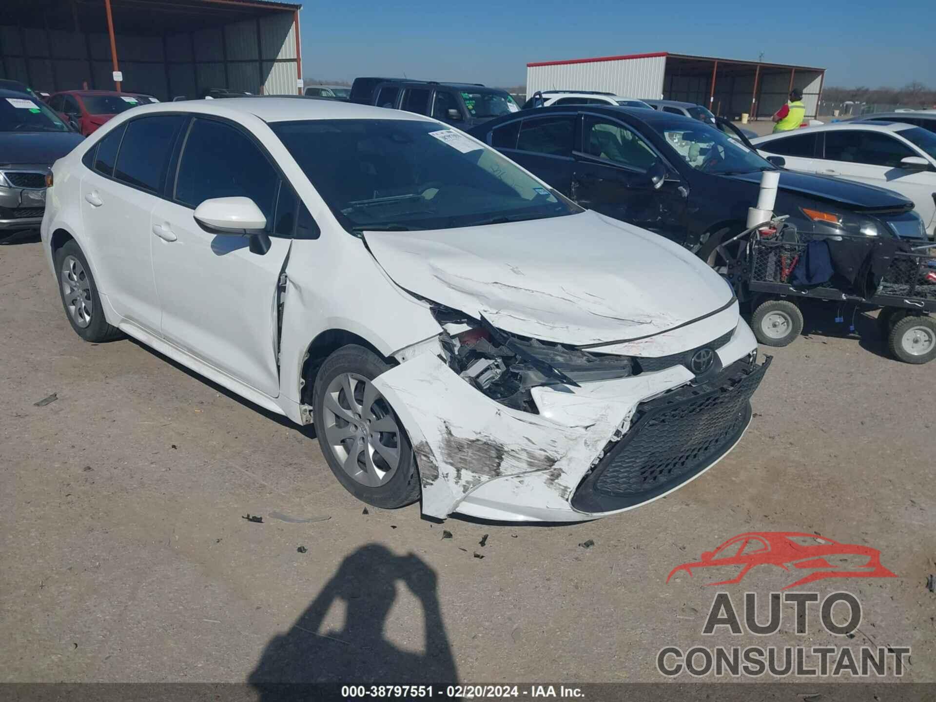 TOYOTA COROLLA 2020 - 5YFEPRAE4LP039491