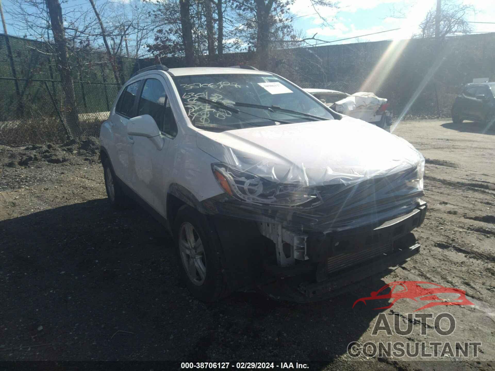 CHEVROLET TRAX 2019 - 3GNCJPSBXKL224228