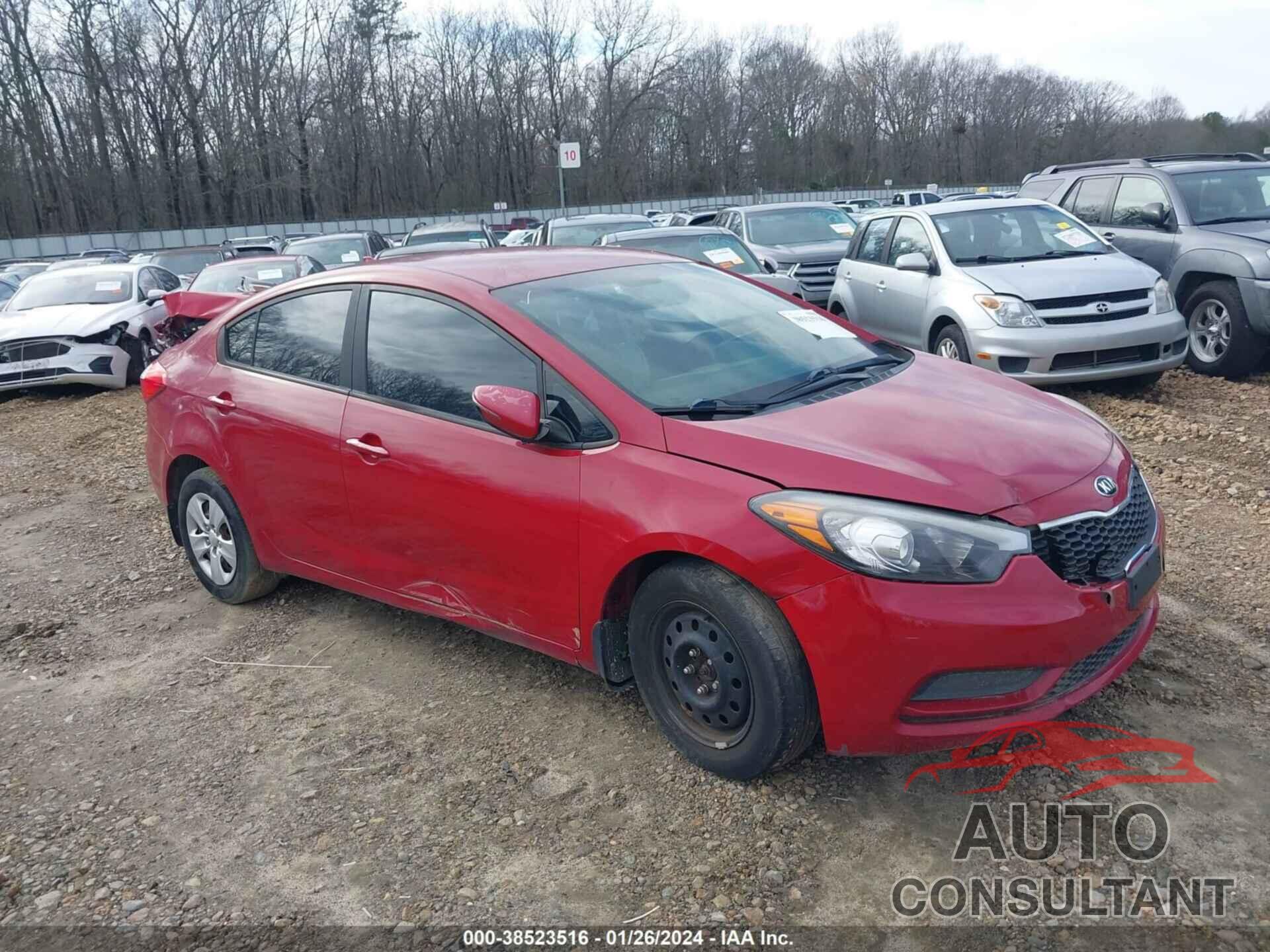 KIA FORTE 2016 - KNAFX4A6XG5541552