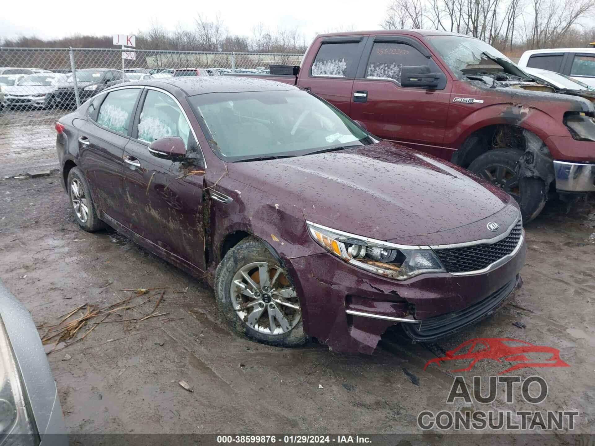 KIA OPTIMA 2017 - 5XXGT4L38HG160625