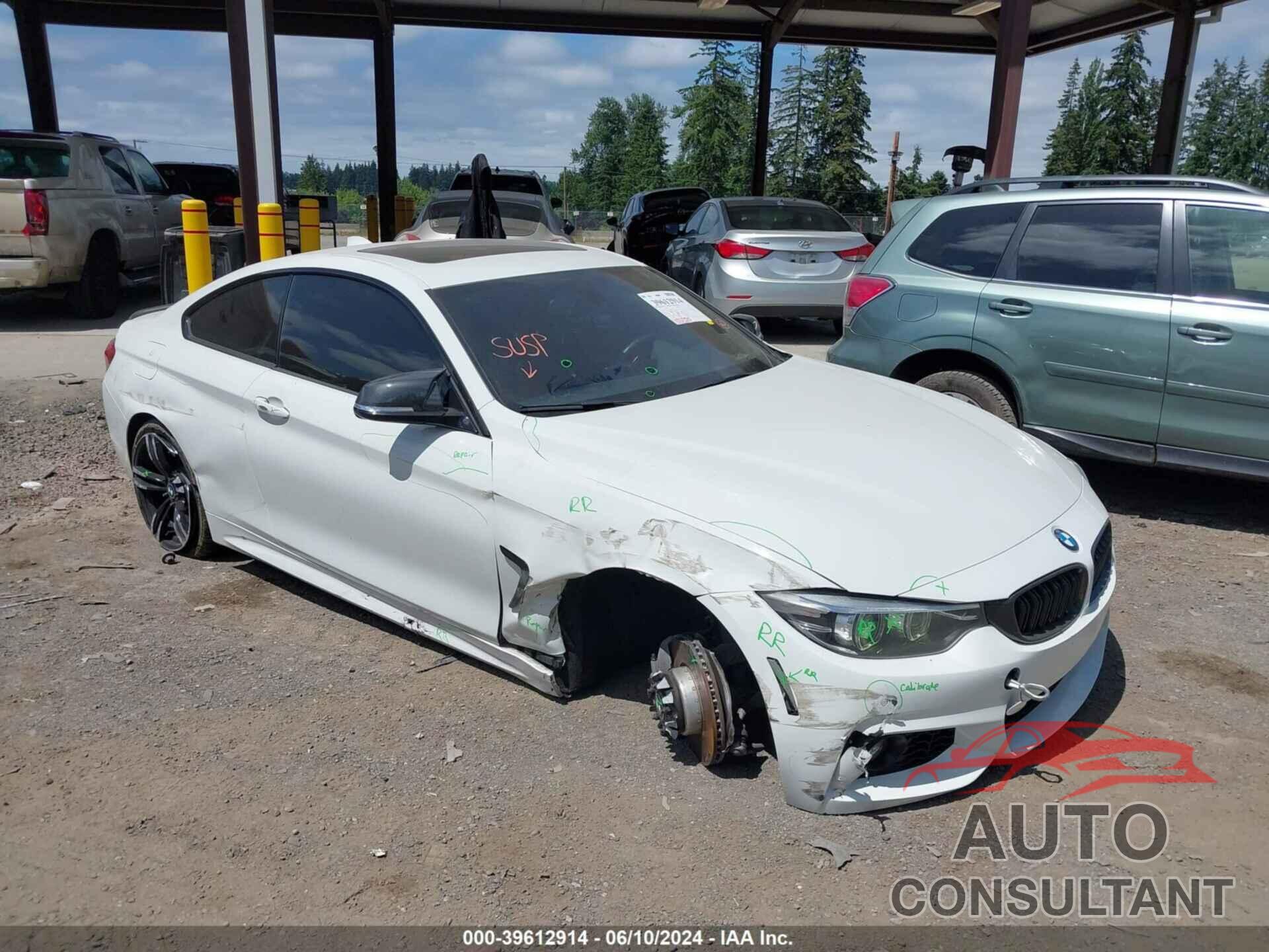 BMW 440I 2019 - WBA4W7C53KAG52981