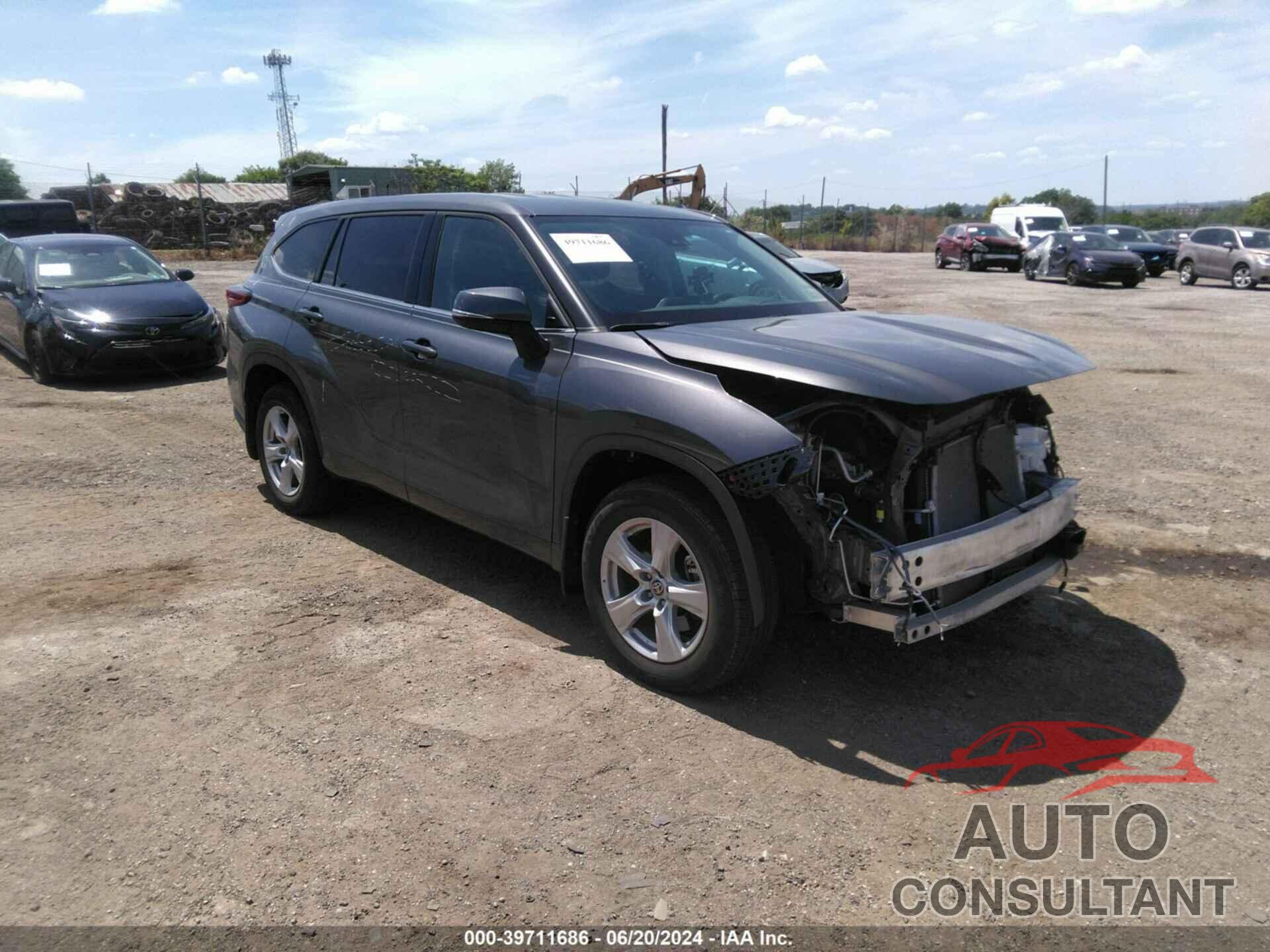 TOYOTA HIGHLANDER 2022 - 5TDBZRBH8NS568443