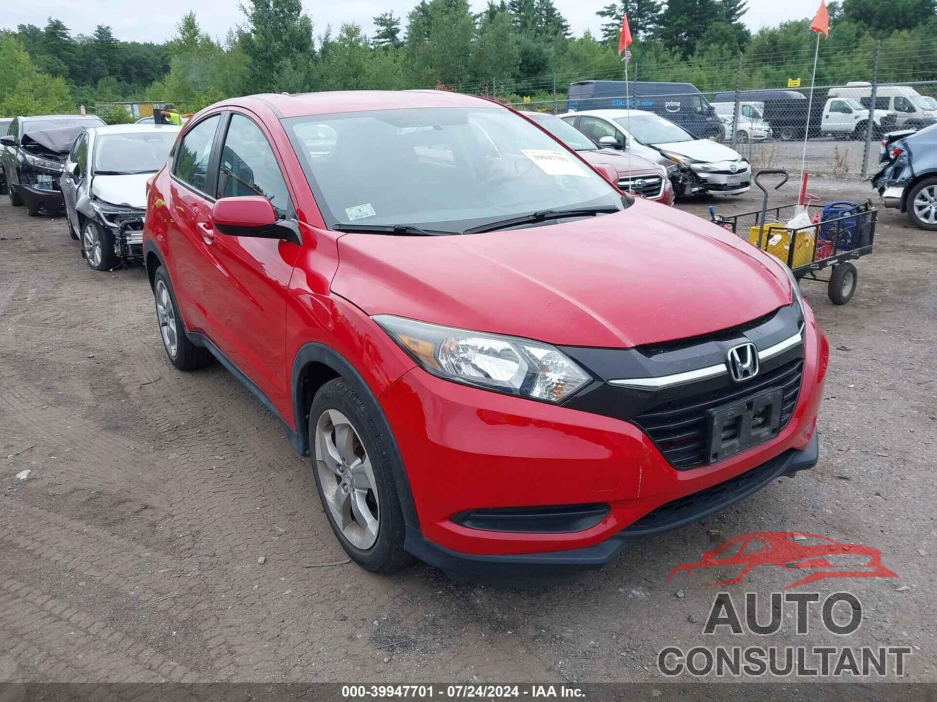 HONDA HR-V 2017 - 3CZRU6H31HG709969