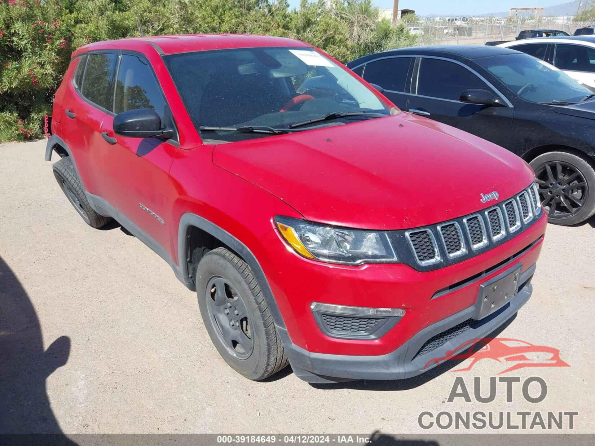 JEEP COMPASS 2019 - 3C4NJCAB1KT637408