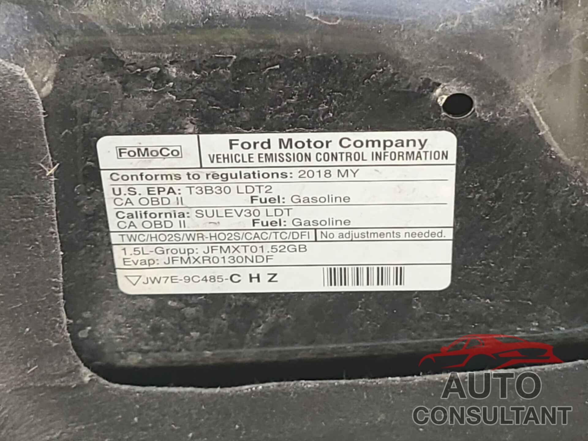 FORD ESCAPE 2018 - 1FMCU9GD3JUB70616