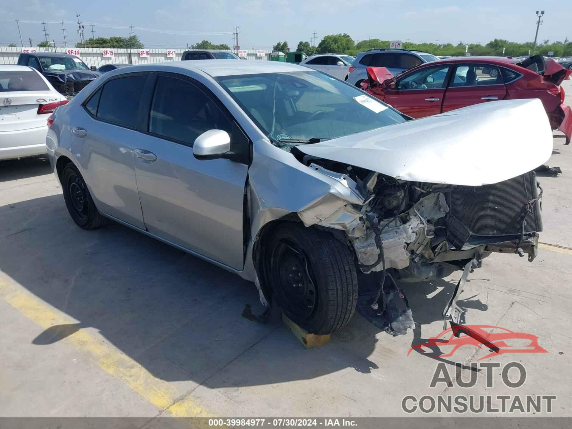 TOYOTA COROLLA 2017 - 5YFBURHE3HP718113