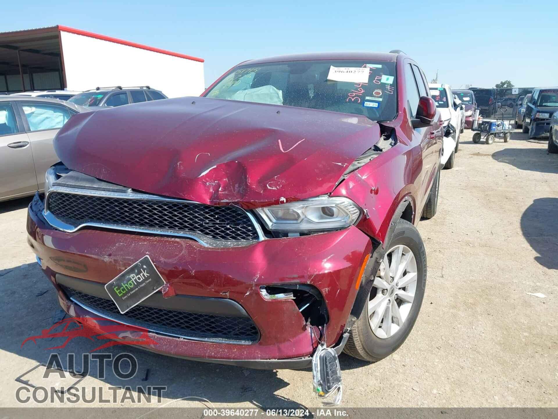 DODGE DURANGO 2021 - 1C4RDHAG5MC553821