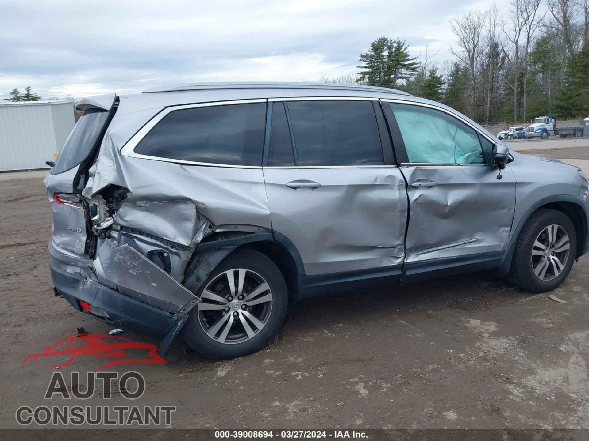 HONDA PILOT 2016 - 5FNYF6H57GB016017