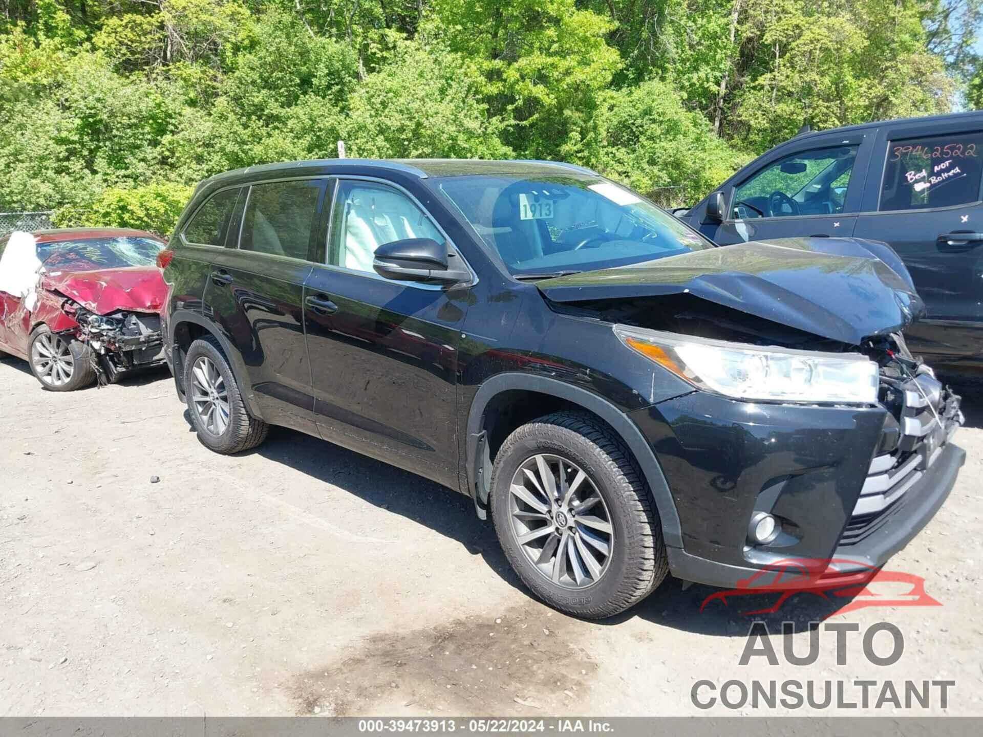 TOYOTA HIGHLANDER 2017 - 5TDJZRFH2HS433520