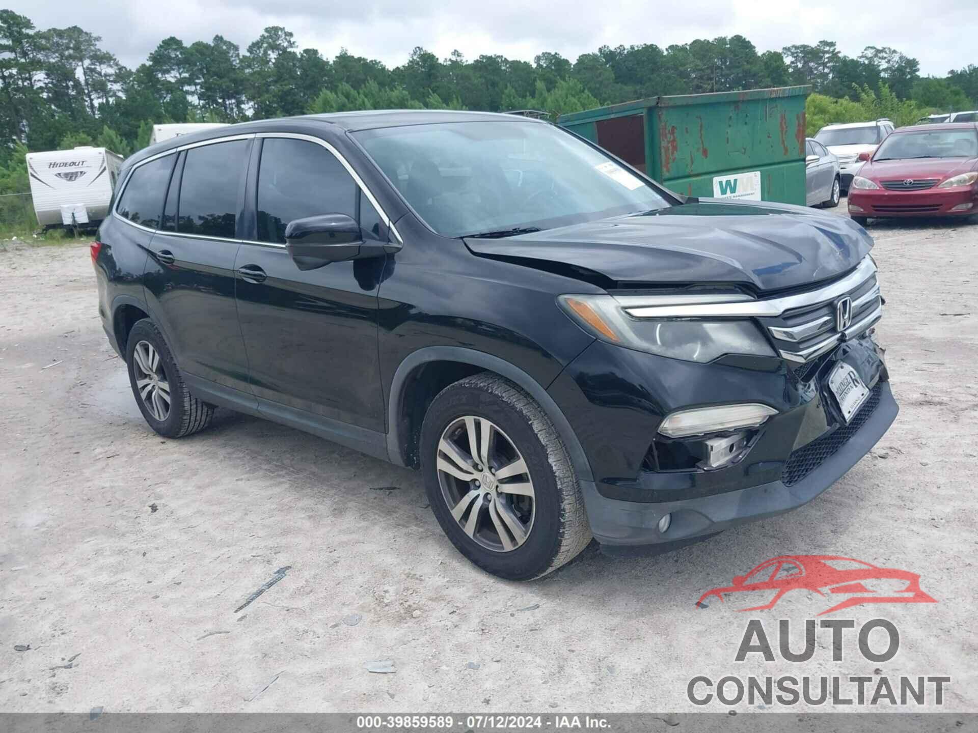 HONDA PILOT 2016 - 5FNYF5H53GB055505