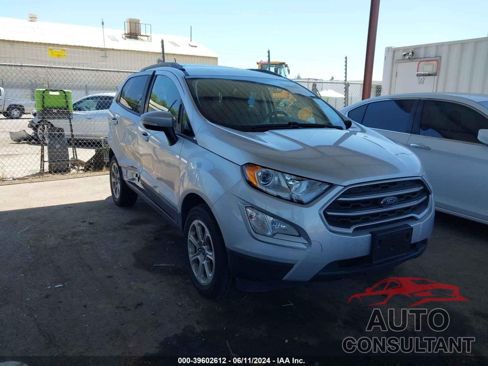 FORD ECOSPORT 2020 - MAJ6S3GL2LC339244