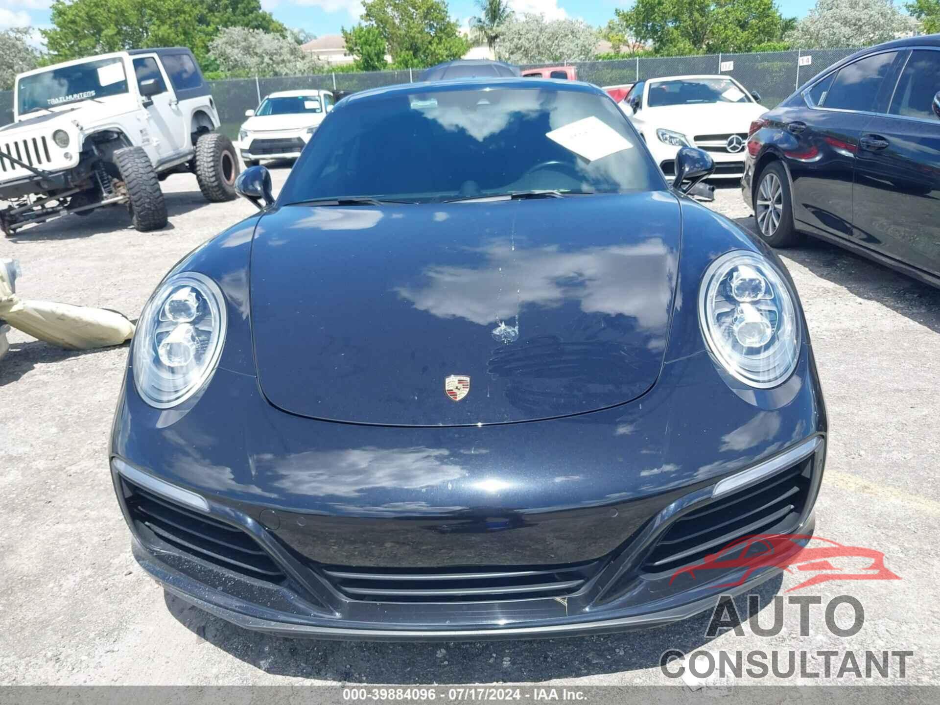 PORSCHE 911 2018 - WP0AB2A94JS122907