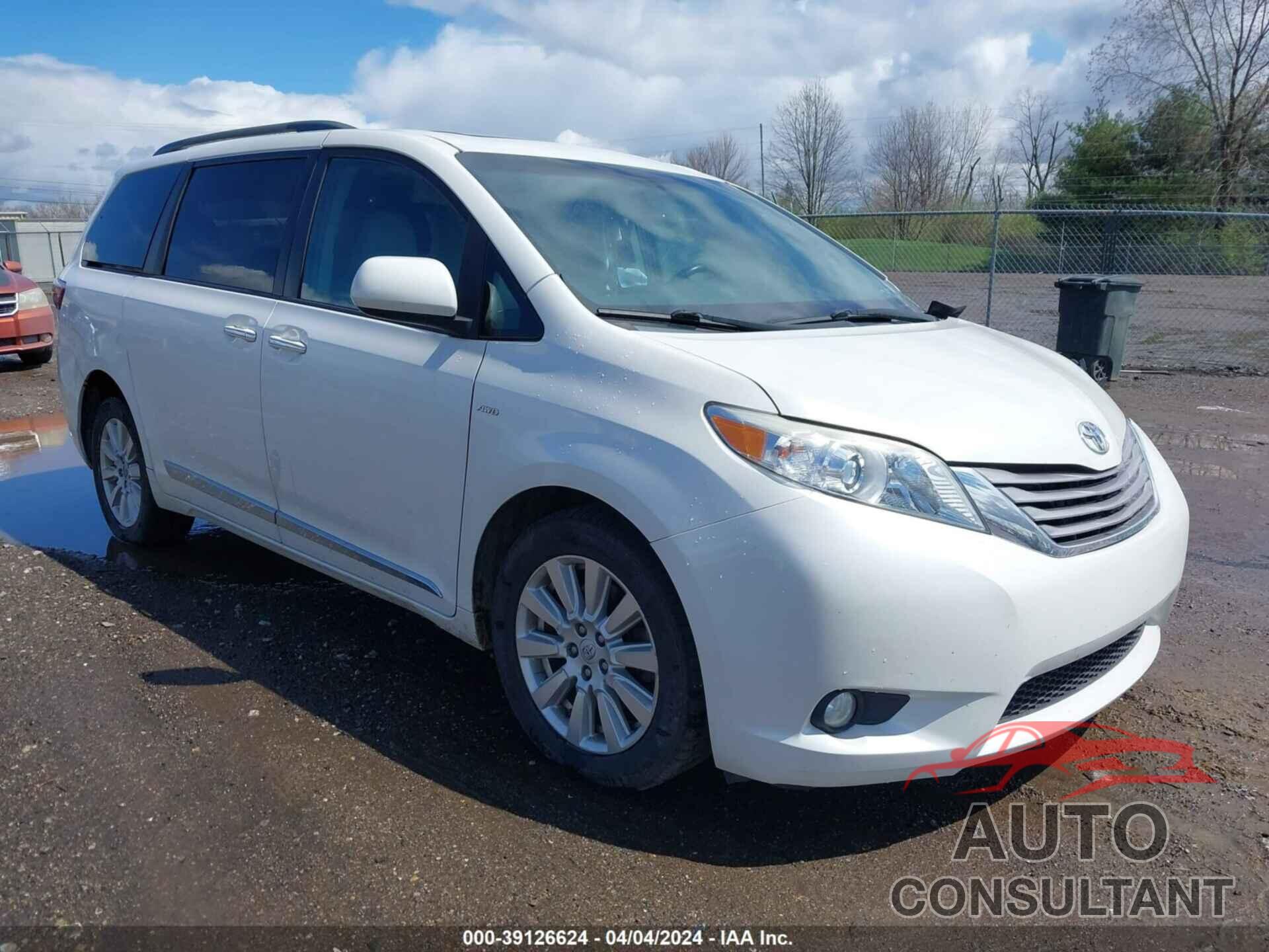 TOYOTA SIENNA 2016 - 5TDDK3DC7GS131497