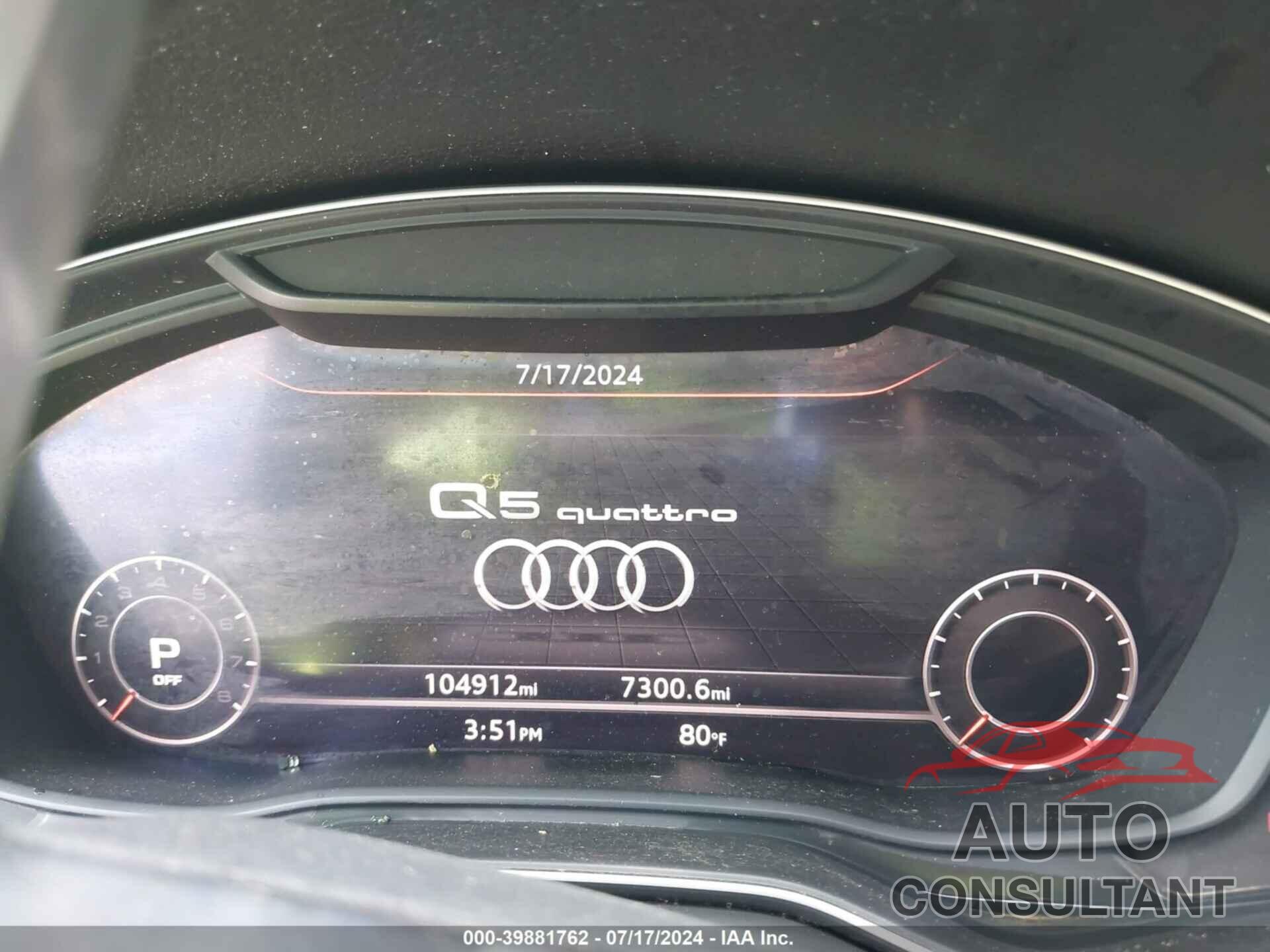 AUDI Q5 2018 - WA1BNAFY5J2045903
