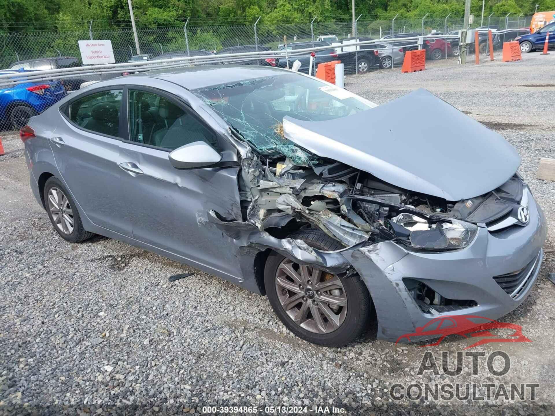 HYUNDAI ELANTRA 2016 - 5NPDH4AE2GH742134