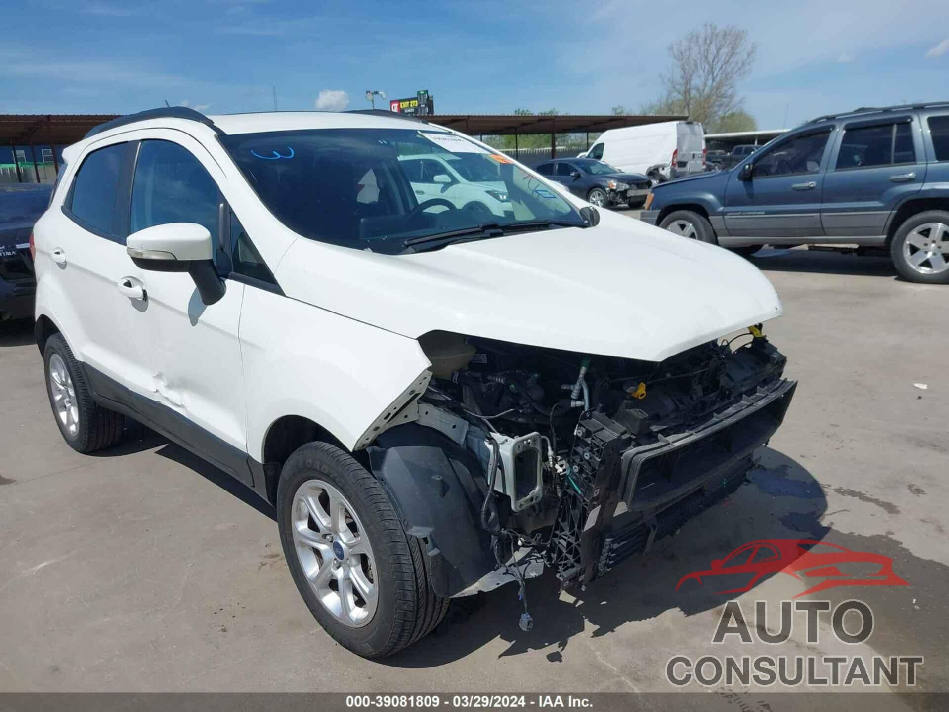 FORD ECOSPORT 2019 - MAJ6S3GL1KC277172