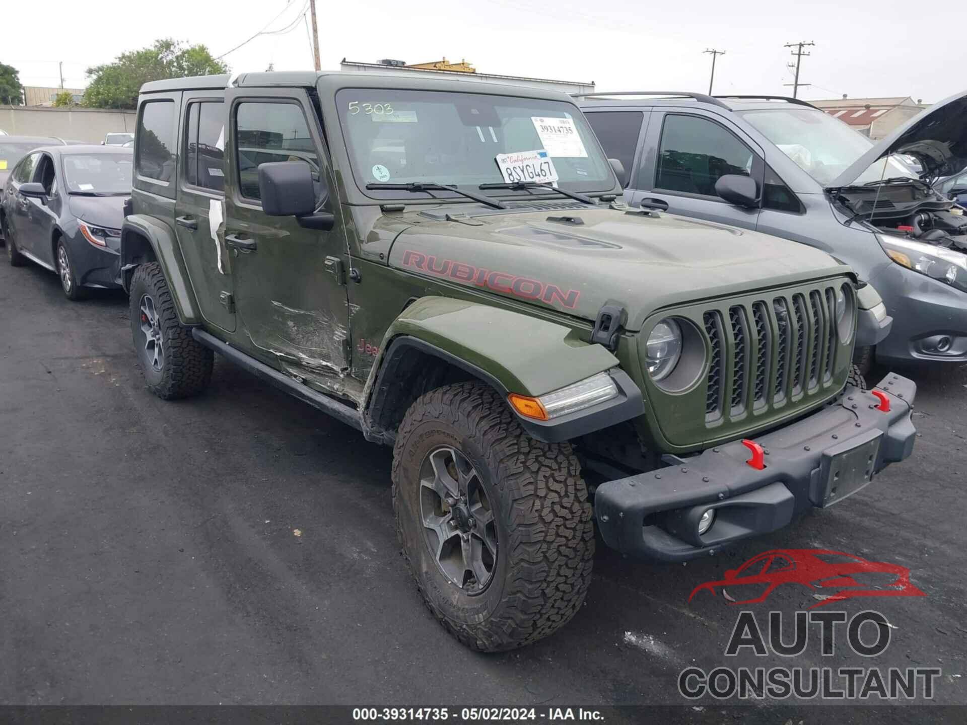 JEEP WRANGLER UNLIMITED 2021 - 1C4HJXFG2MW536559