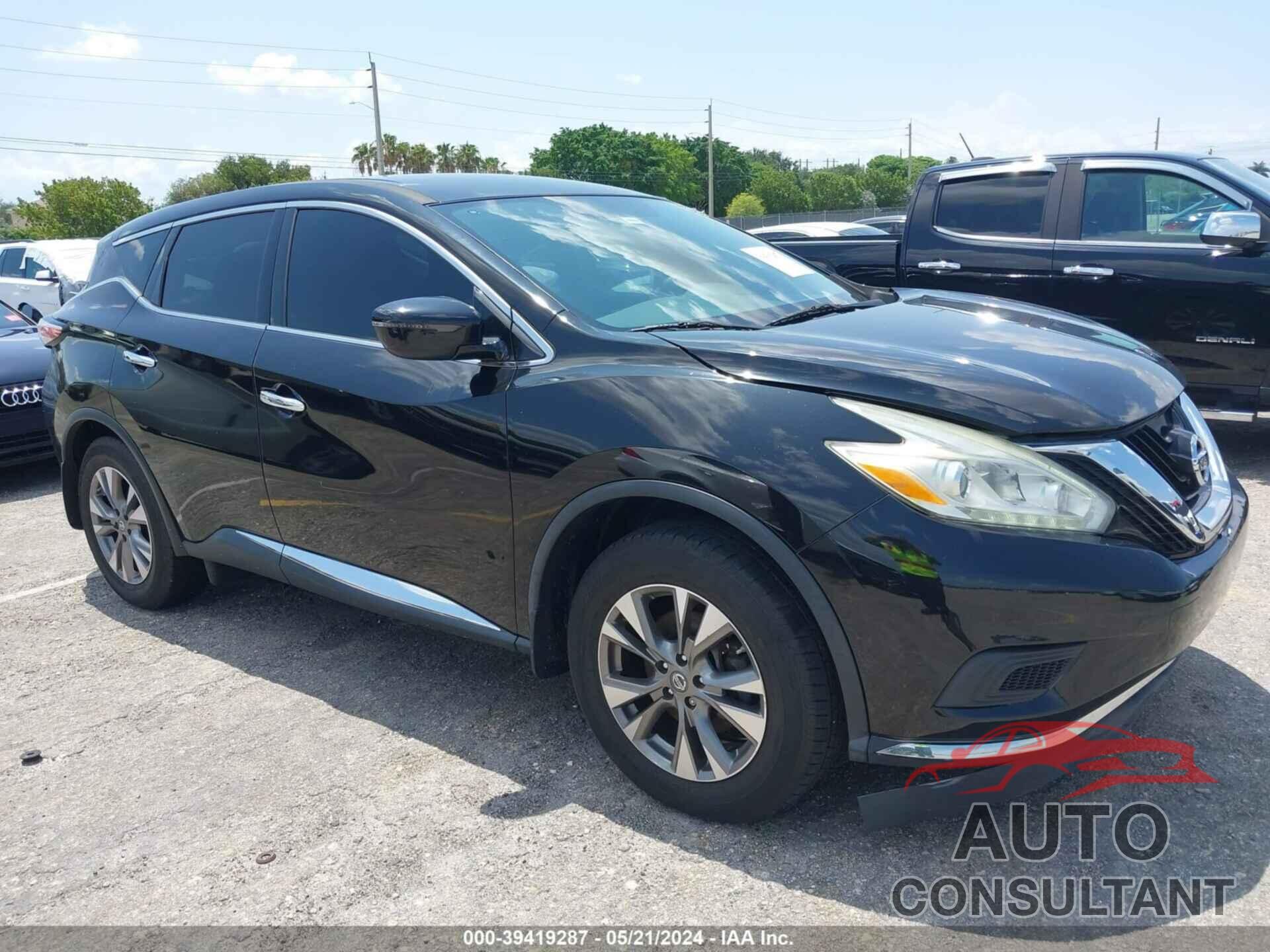 NISSAN MURANO 2016 - 5N1AZ2MG0GN137607