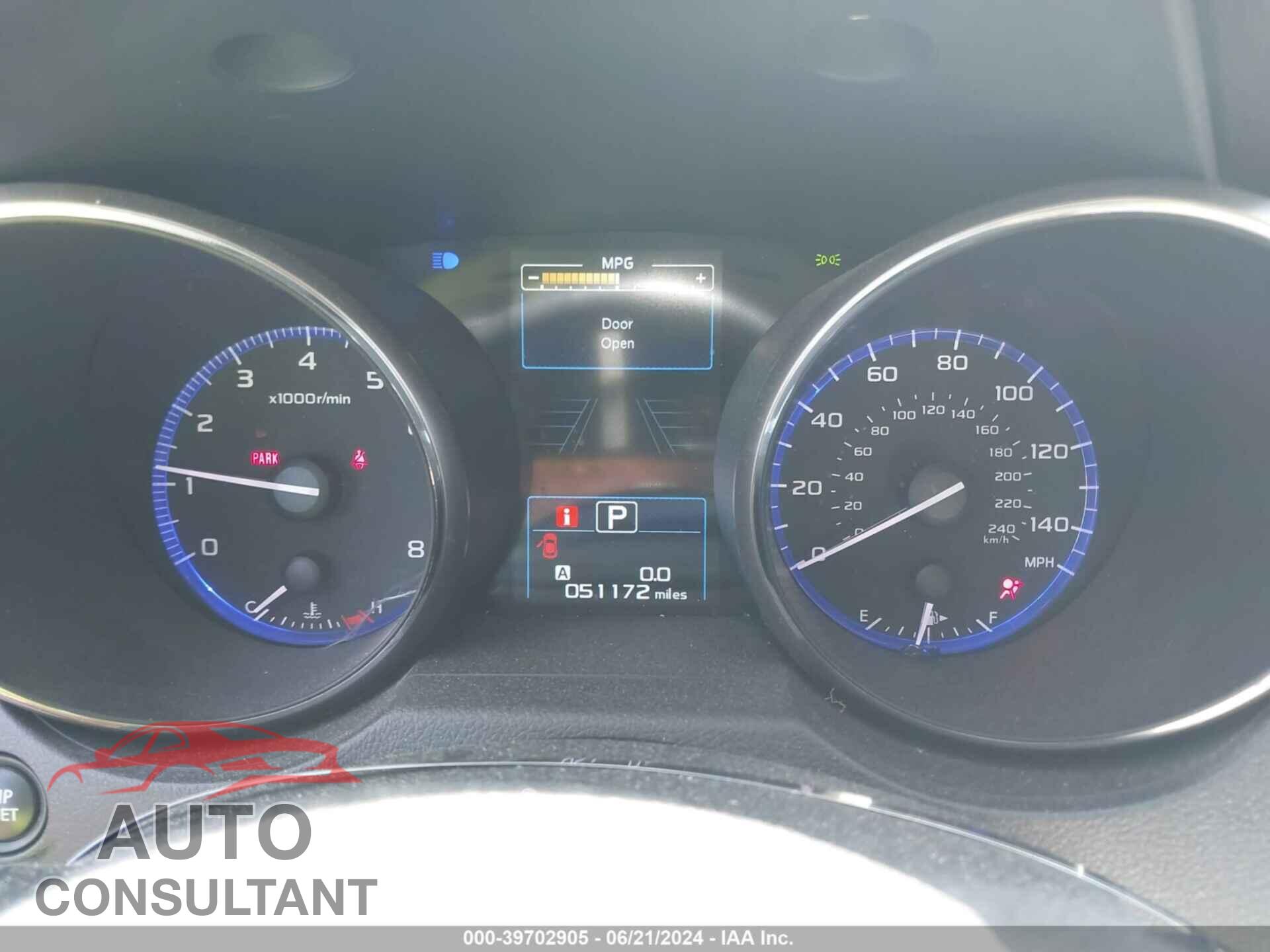 SUBARU OUTBACK 2019 - 4S4BSAHC8K3252079