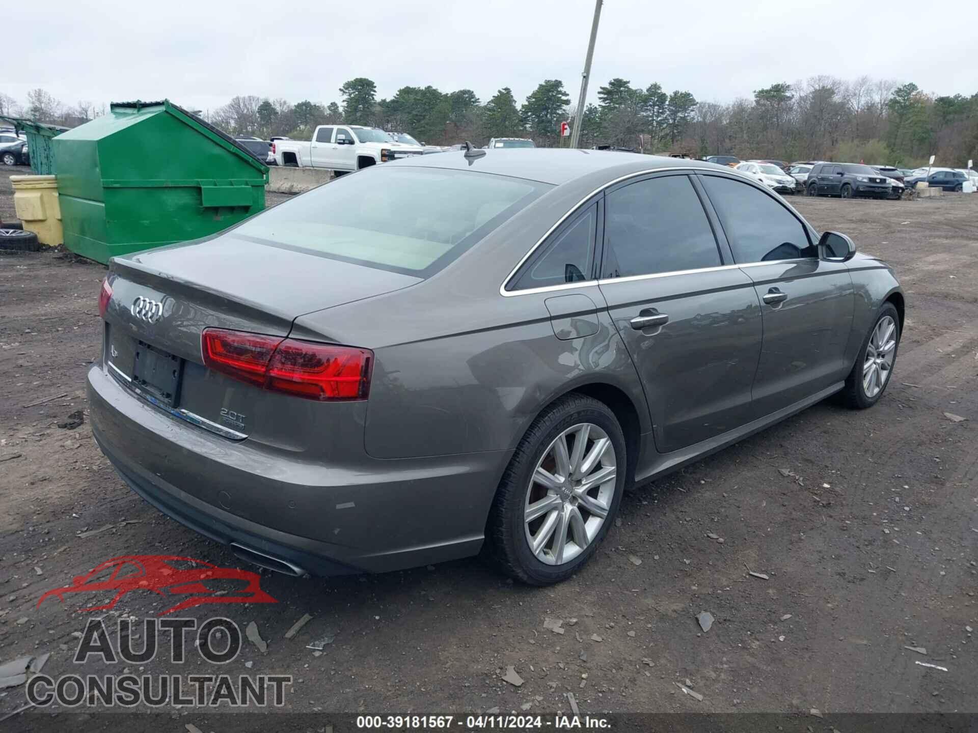 AUDI A6 2016 - WAUGFAFC7GN165087