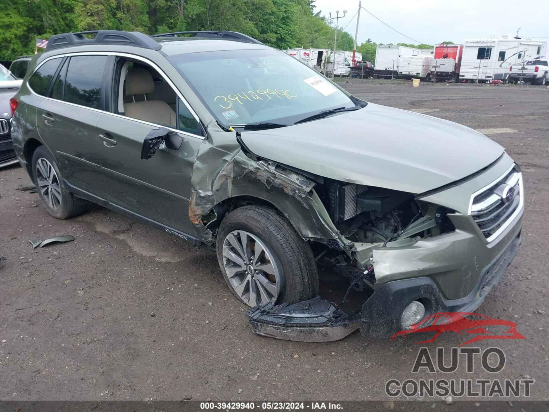 SUBARU OUTBACK 2018 - 4S4BSANC1J3274668