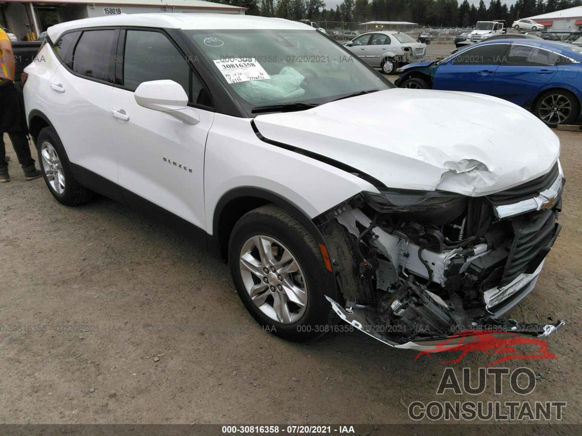 CHEVROLET BLAZER 2021 - 3GNKBHRS8MS513542