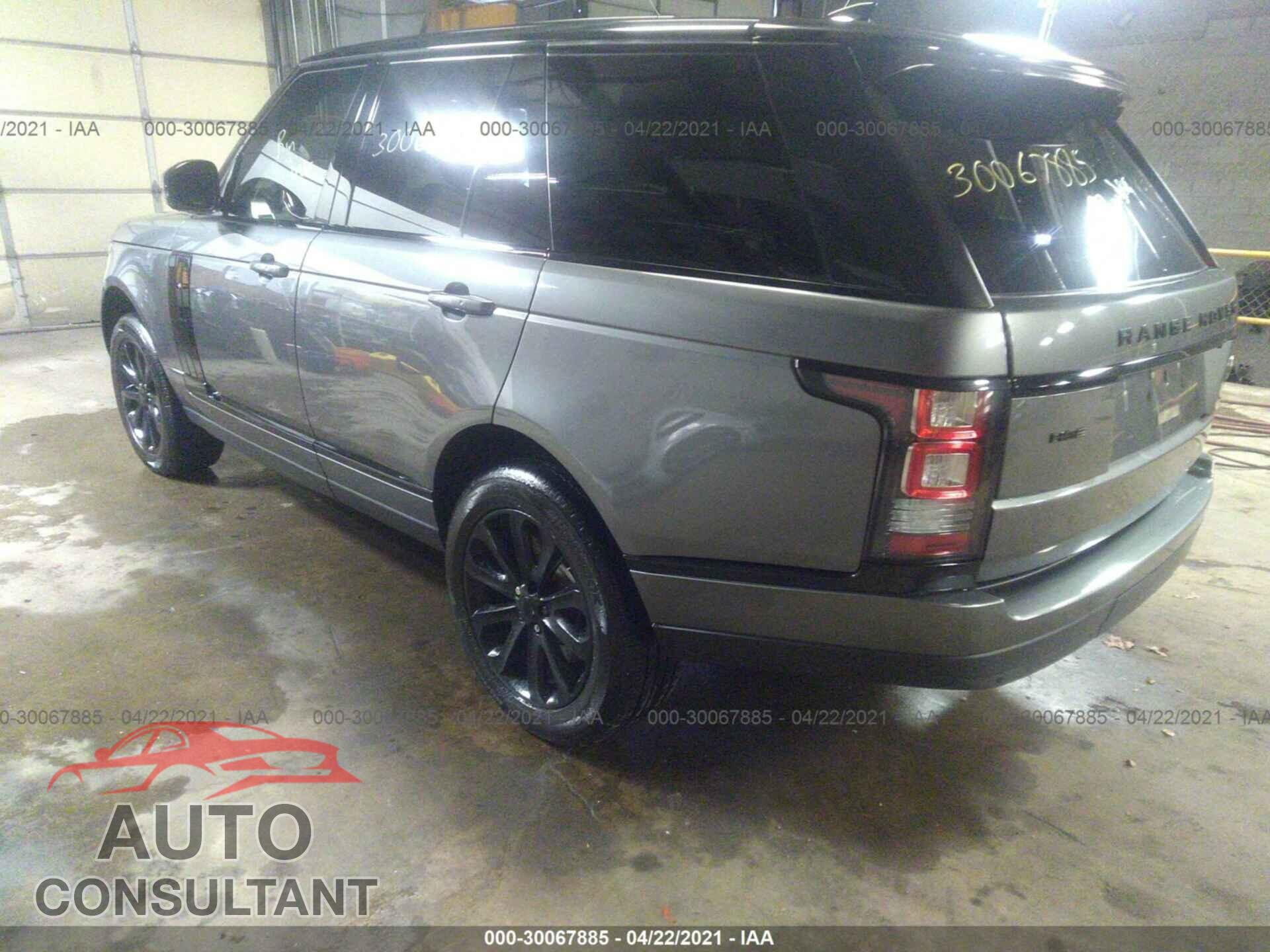 LAND ROVER RANGE ROVER 2017 - SALGS2FV0HA359418