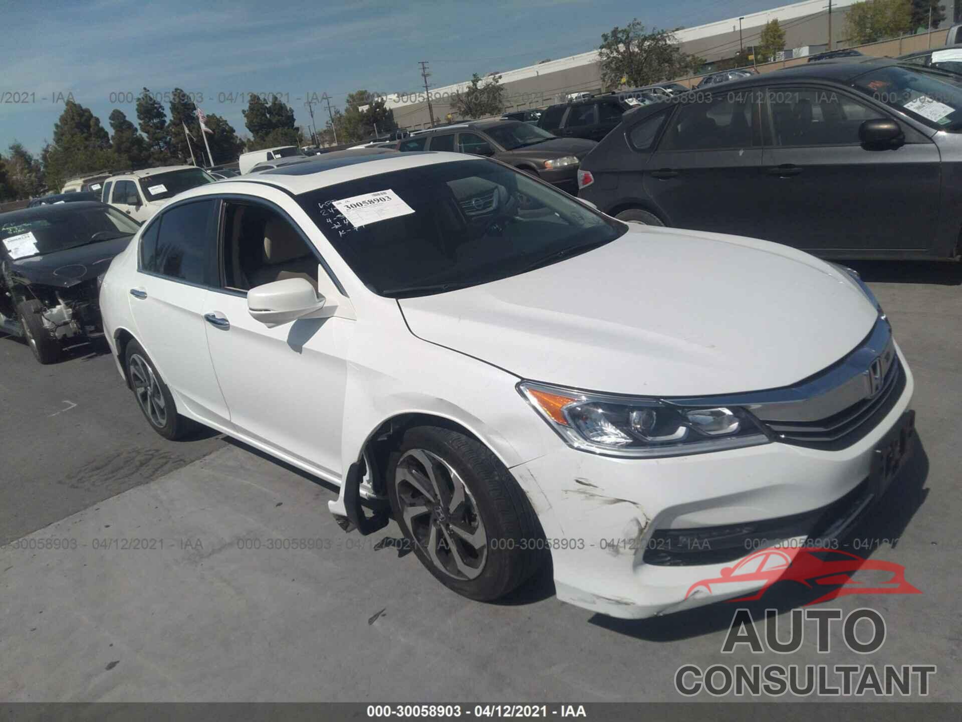 HONDA ACCORD SEDAN 2016 - 1HGCR2F85GA005227