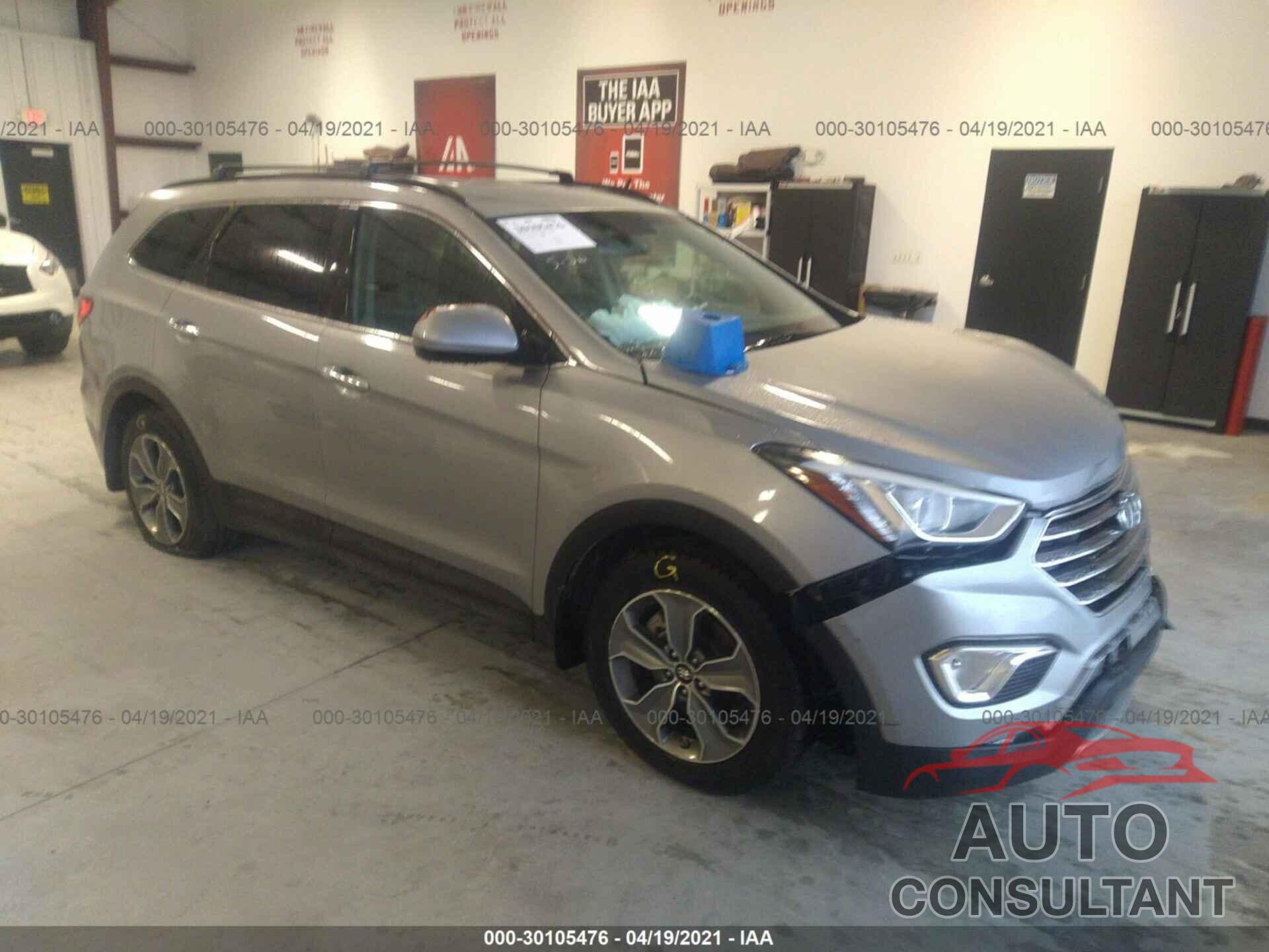 HYUNDAI SANTA FE 2016 - KM8SM4HF9GU131701