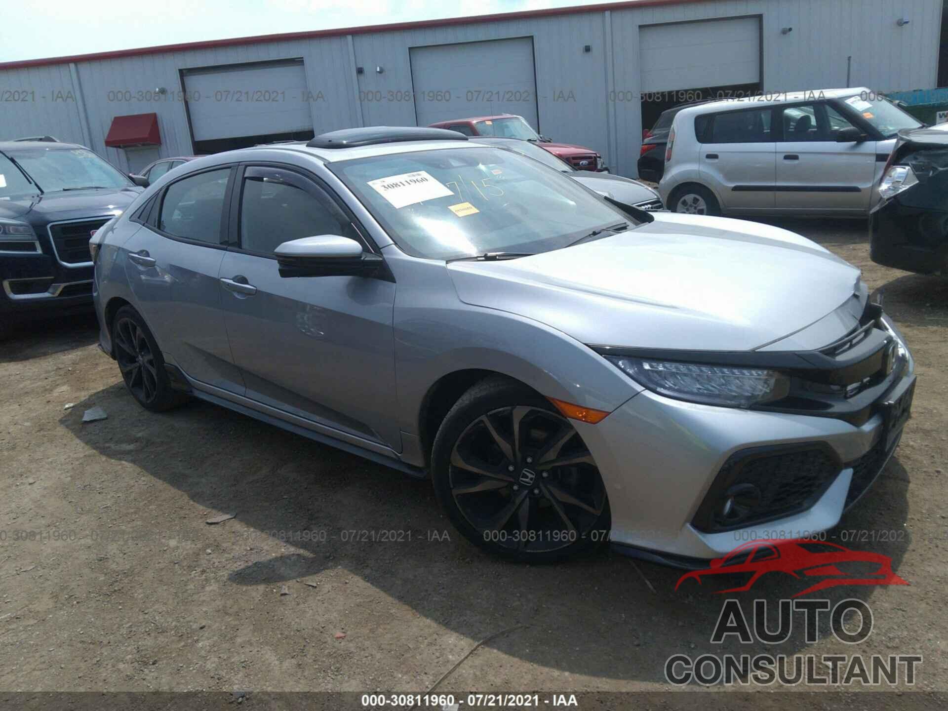 HONDA CIVIC HATCHBACK 2018 - SHHFK7H98JU214557