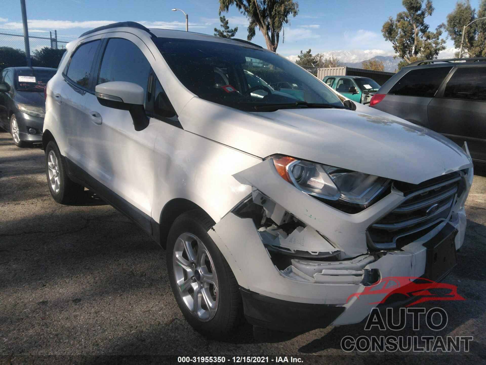 FORD ECOSPORT 2019 - MAJ3S2GE4KC264558