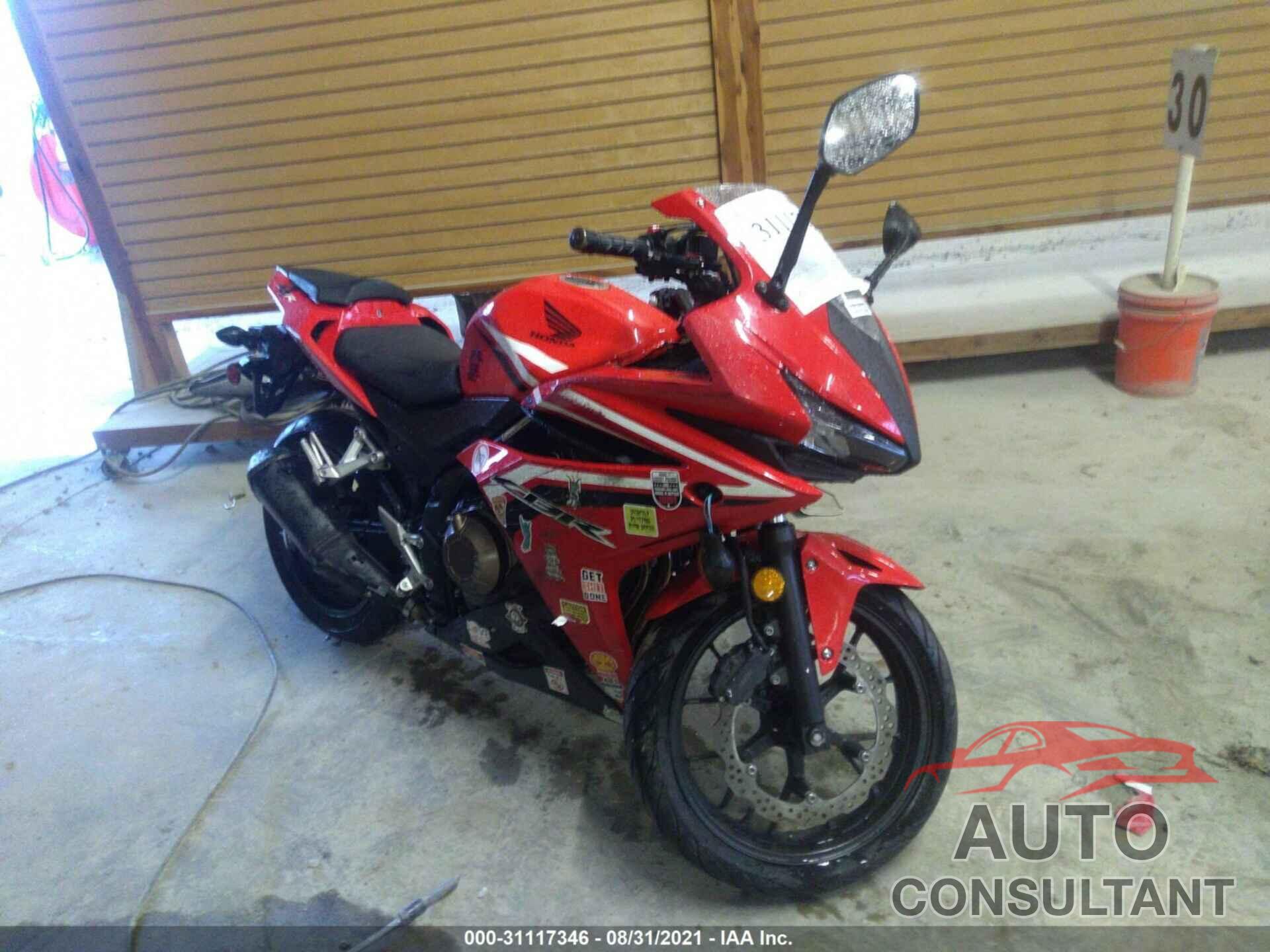 HONDA CBR500 2016 - MLHPC4465G5300557